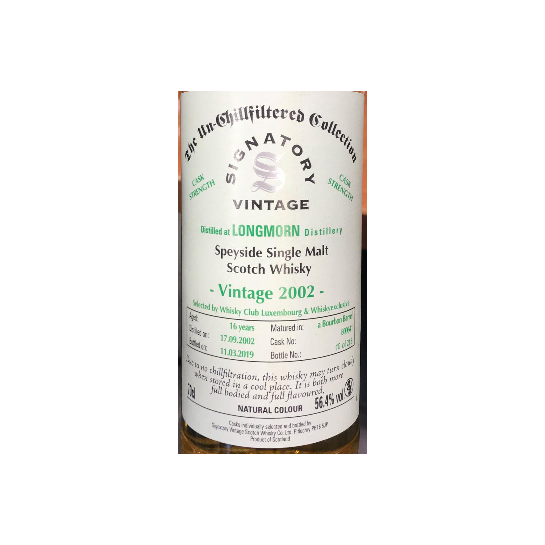 Longmorn 2002 16 Years Single Malt Whisky 2