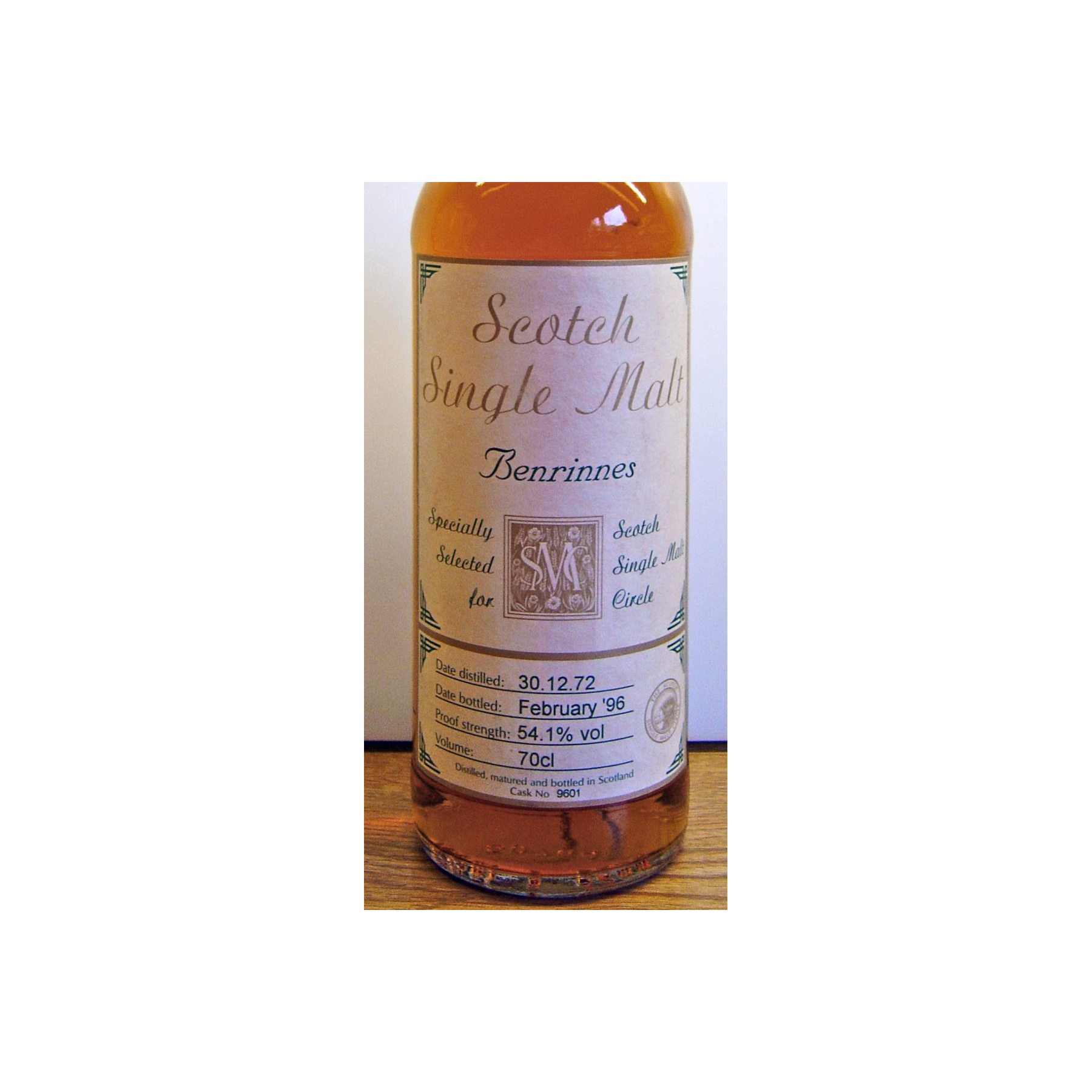 Benrinnes 1972 23 Years Single Malt Whisky 2