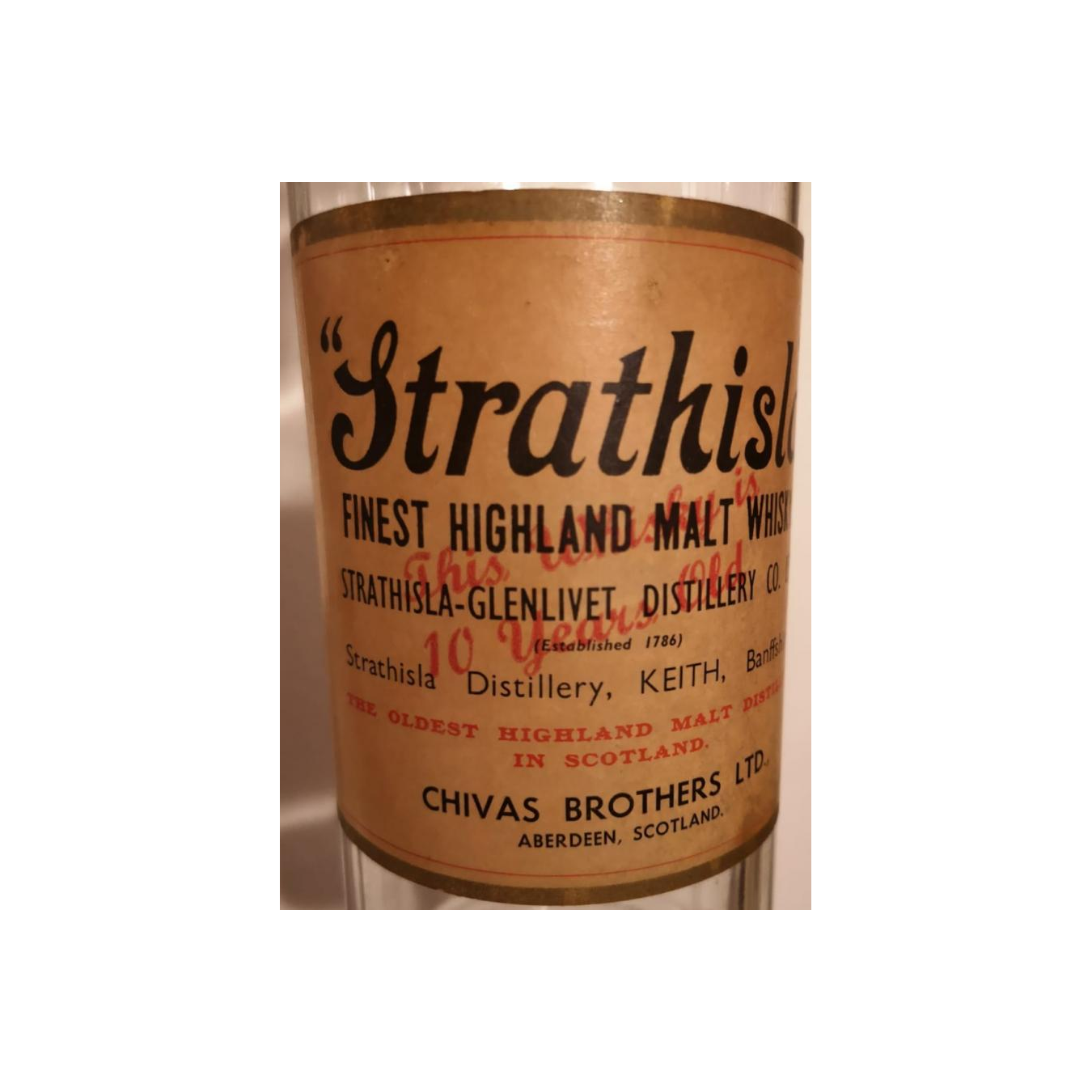 Strathisla 10 Years Single Malt Whisky