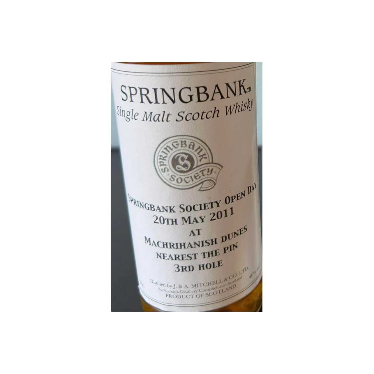 Springbank Single Malt Whisky