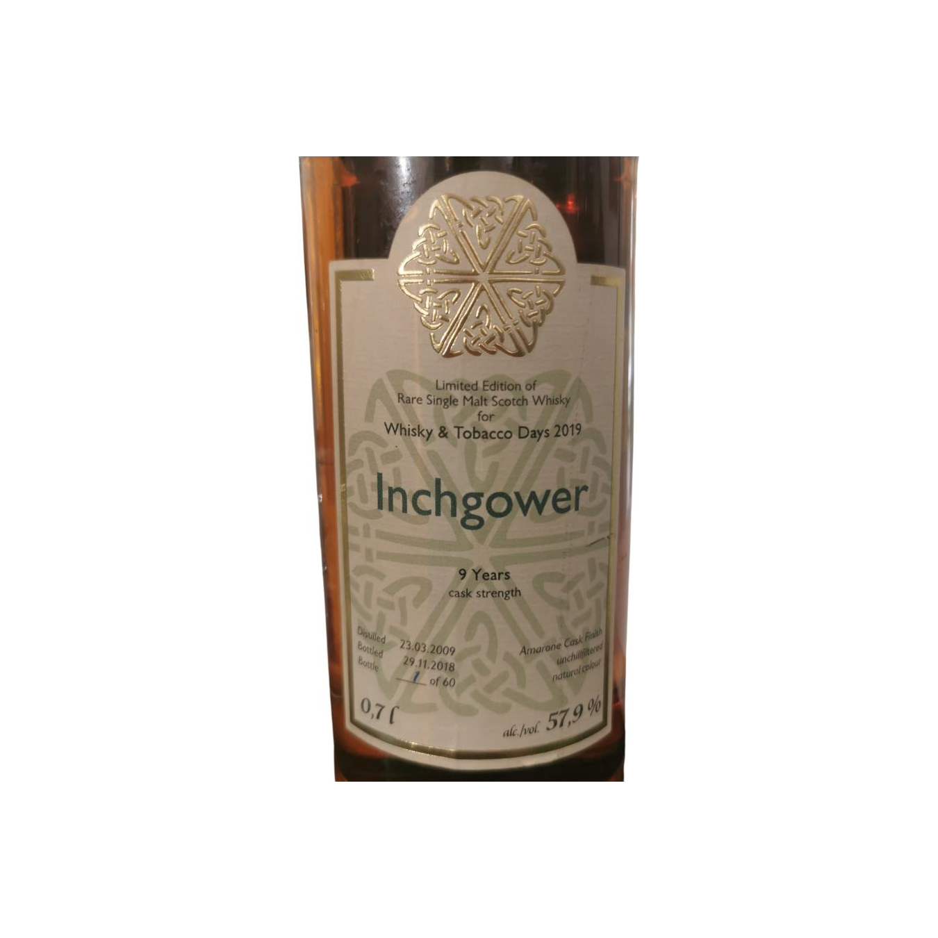 Inchgower 2009 9 Years Single Malt Whisky