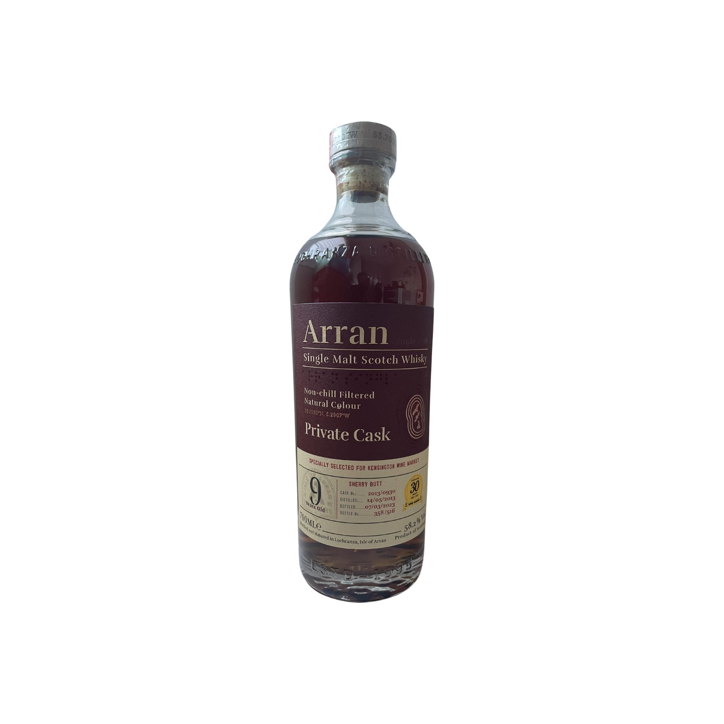 Arran Private Cask 2013 9 Years Single Malt Whisky