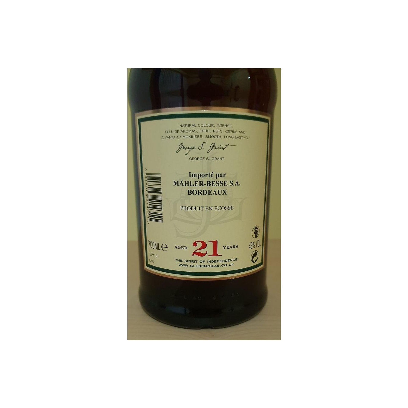 Glenfarclas 21 Years Single Malt Whisky 2