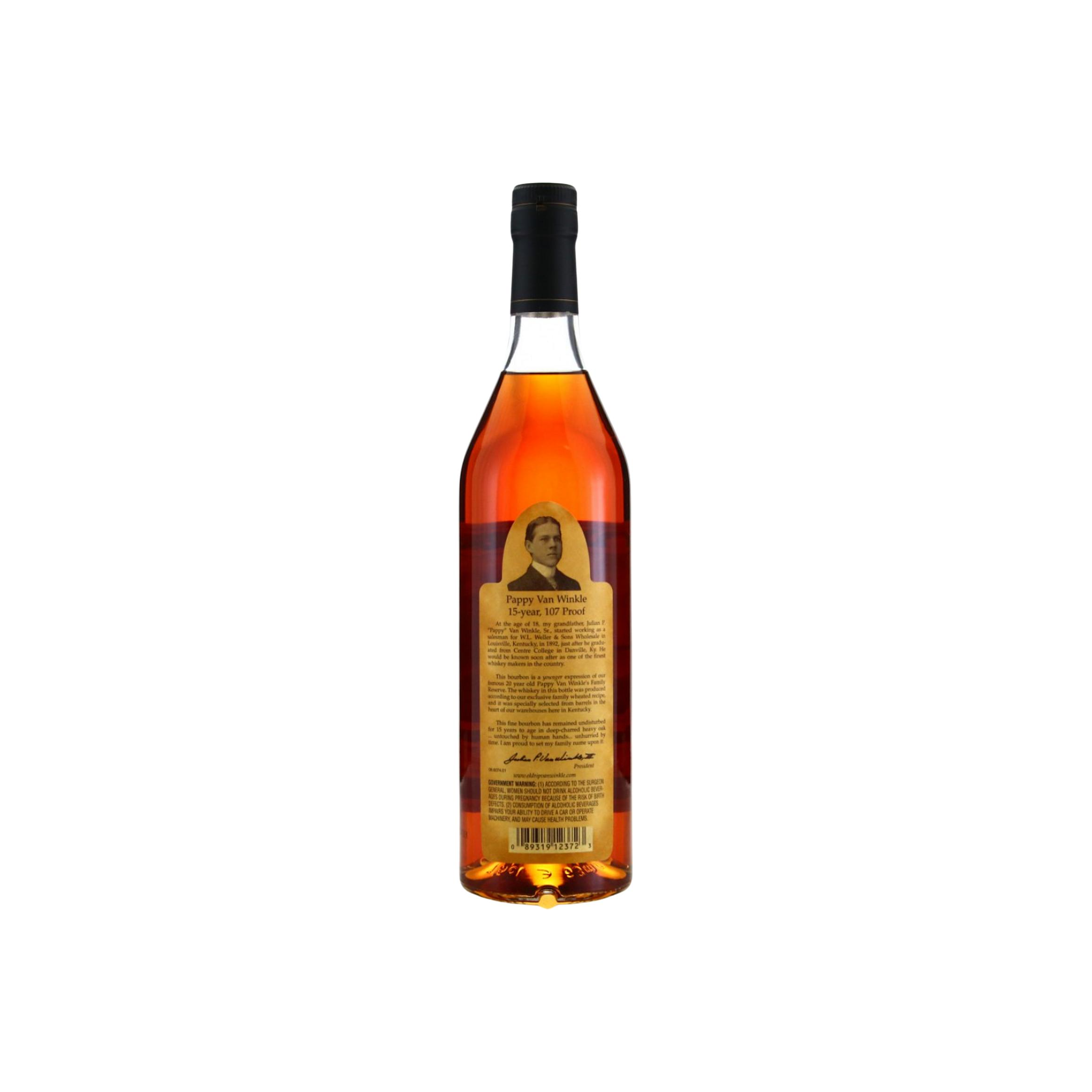 Pappy Van Winkle's 15 Years Bourbon Whisky 2