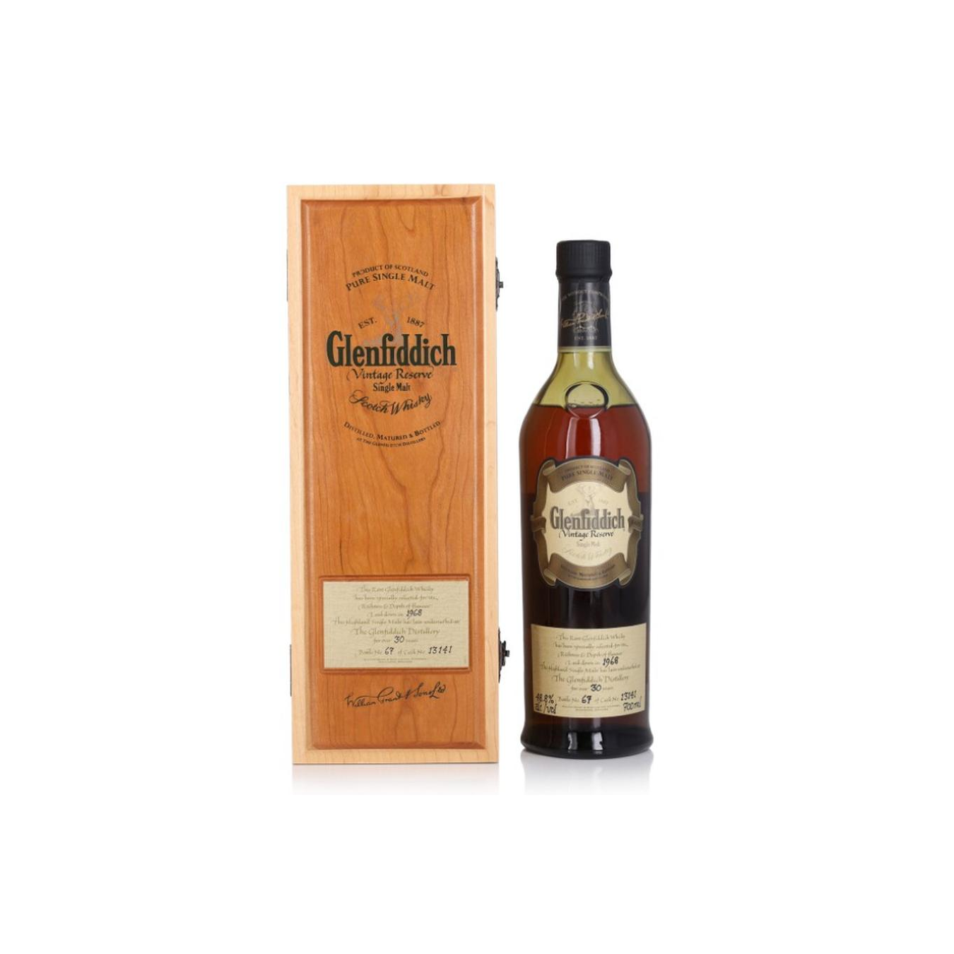 Glenfiddich 1968 30 Years Single Malt Whisky