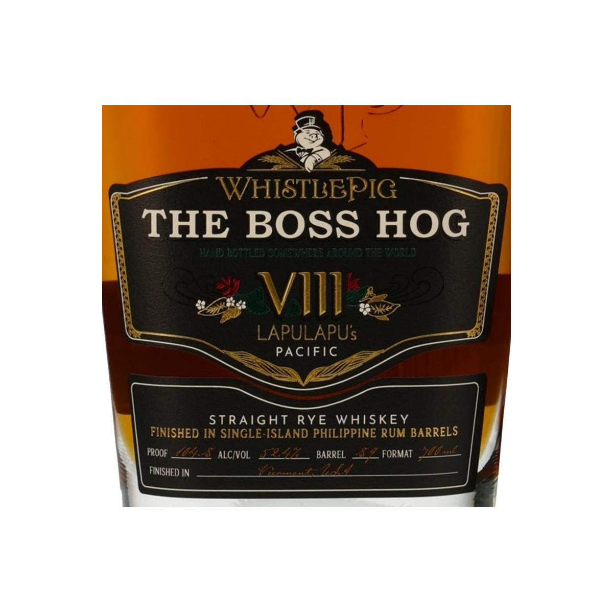 WhistlePig Rye Whisky 3