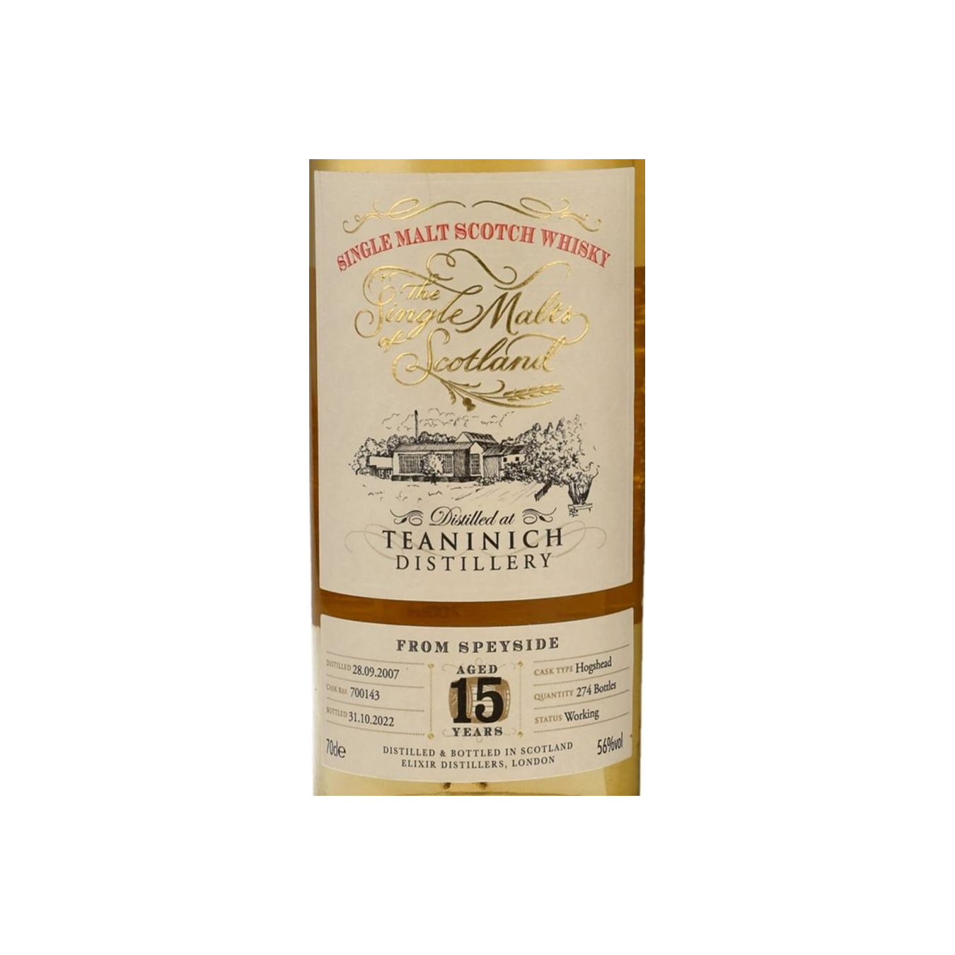 Teaninich The Single Malts of Scotland 2007 15 Years Single Malt Whisky 3