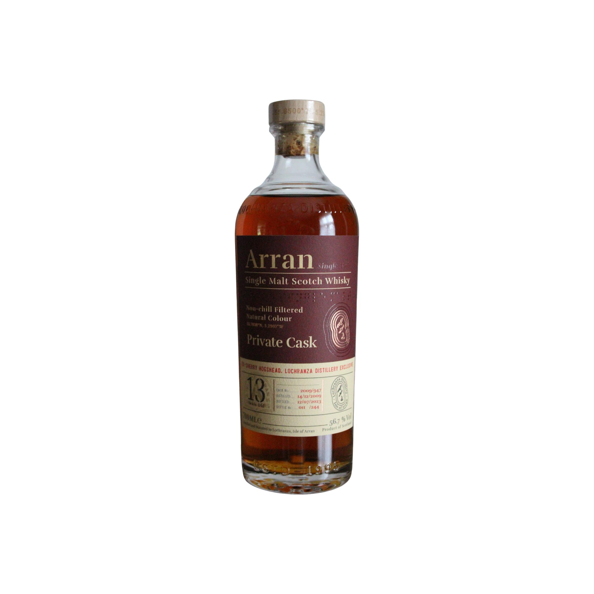Arran Private Cask 2009 13 Years Single Malt Whisky