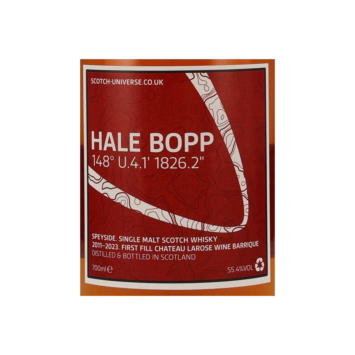 Scotch Universe Hale Bopp 148° U.41' 1826." 3
