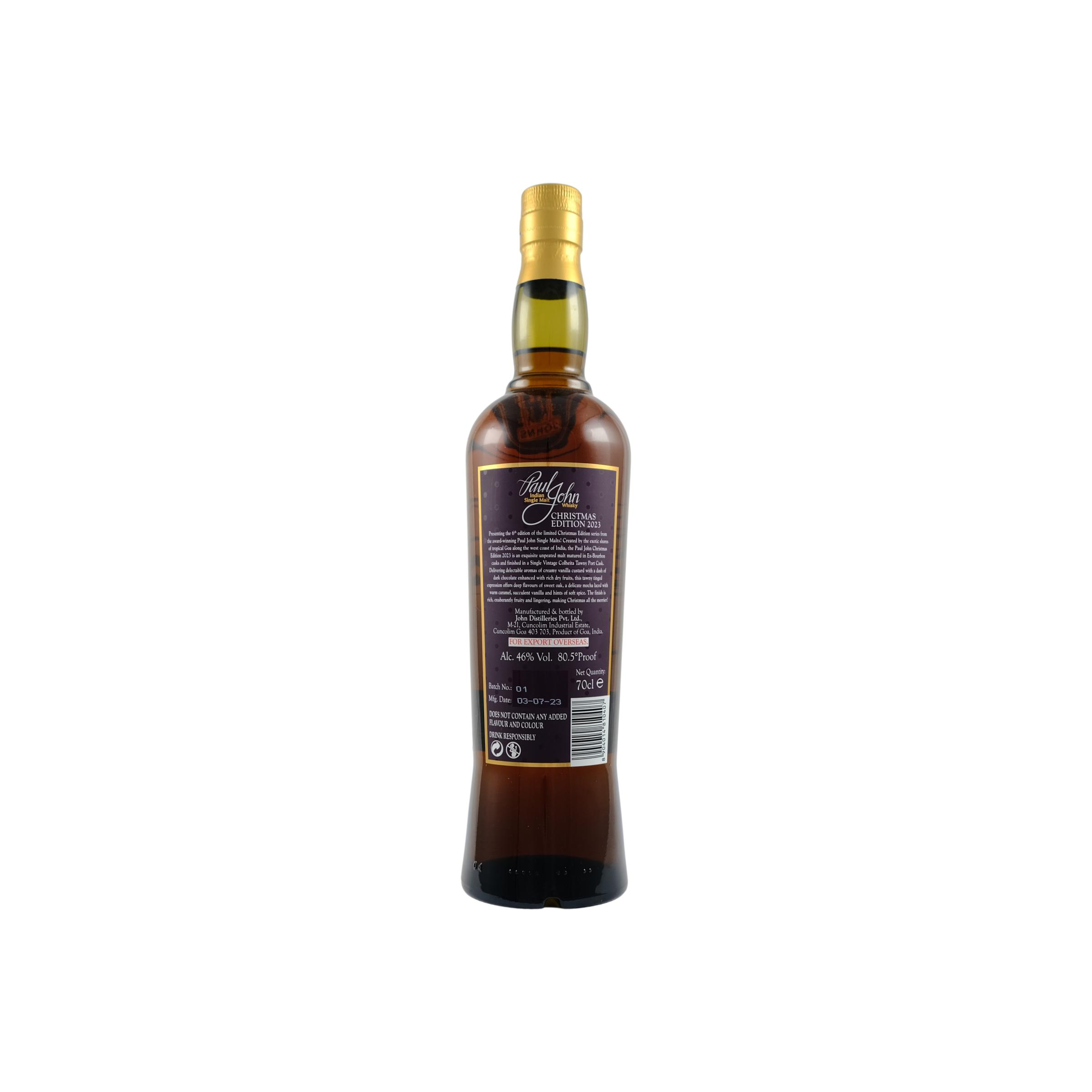 Paul John Single Malt Whisky 2