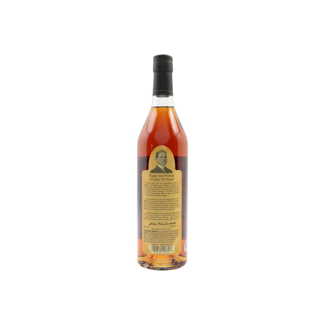 Pappy Van Winkle's 15 Years Bourbon Whisky 2
