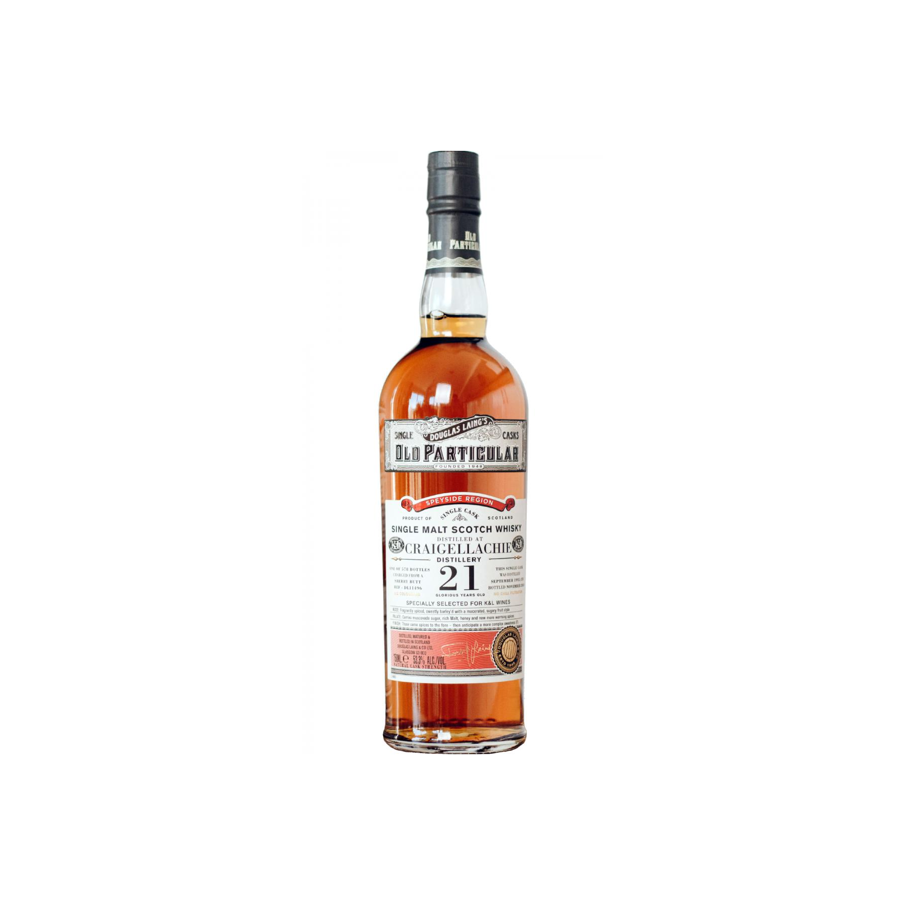 Craigellachie Old Particular 1995 21 Years Single Malt Whisky 2