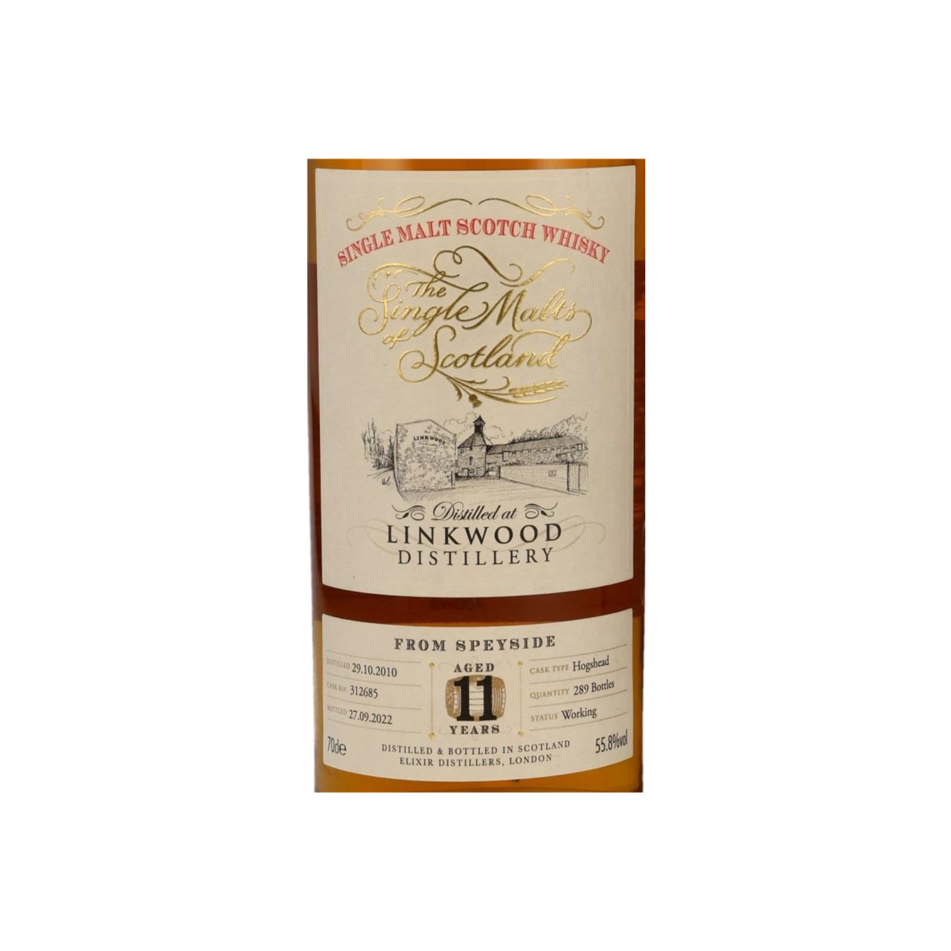 Linkwood The Single Malts of Scotland 2010 11 Years Single Malt Whisky 3