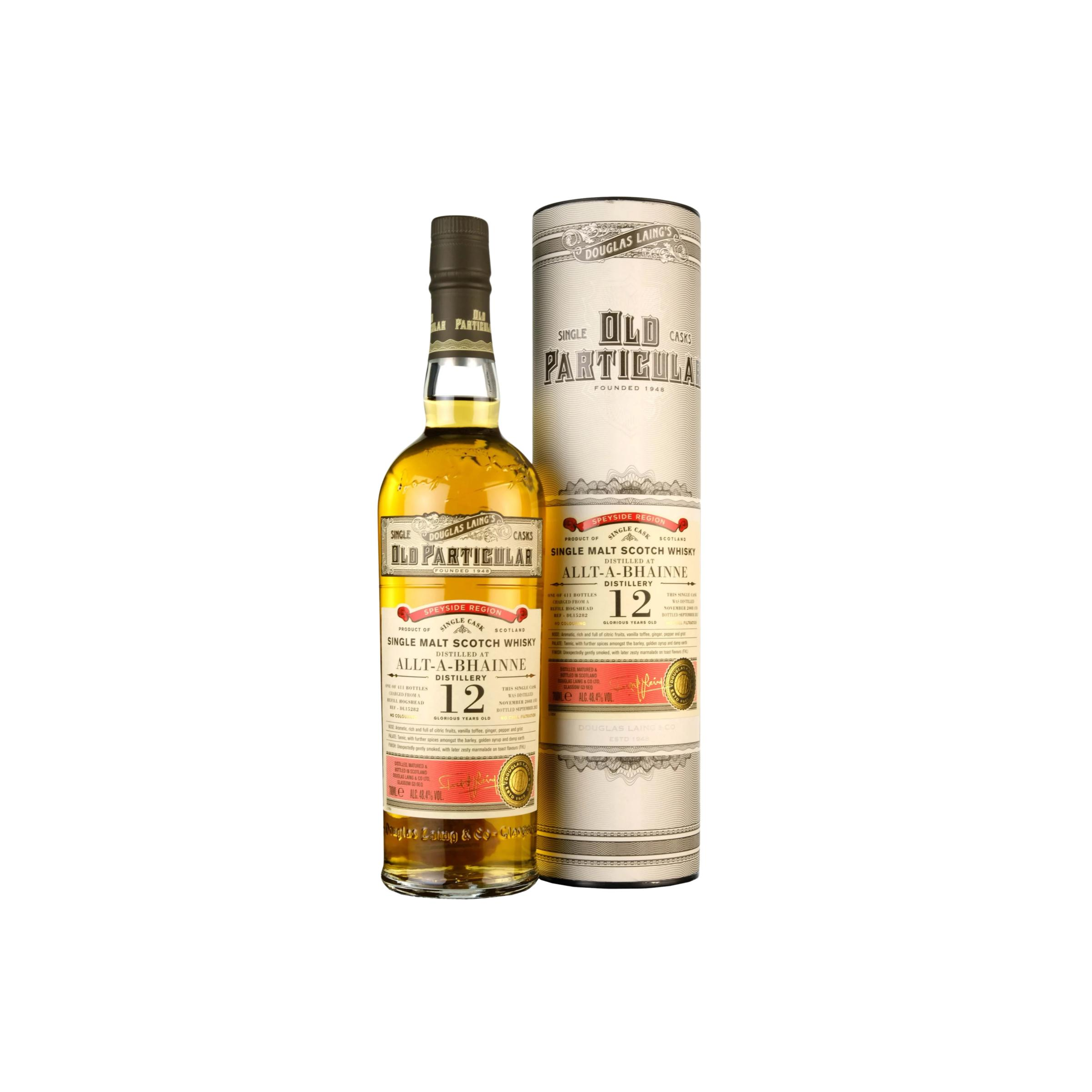Allt-A-Bhainne Old Particular 2008 12 Years Single Malt Whisky 2