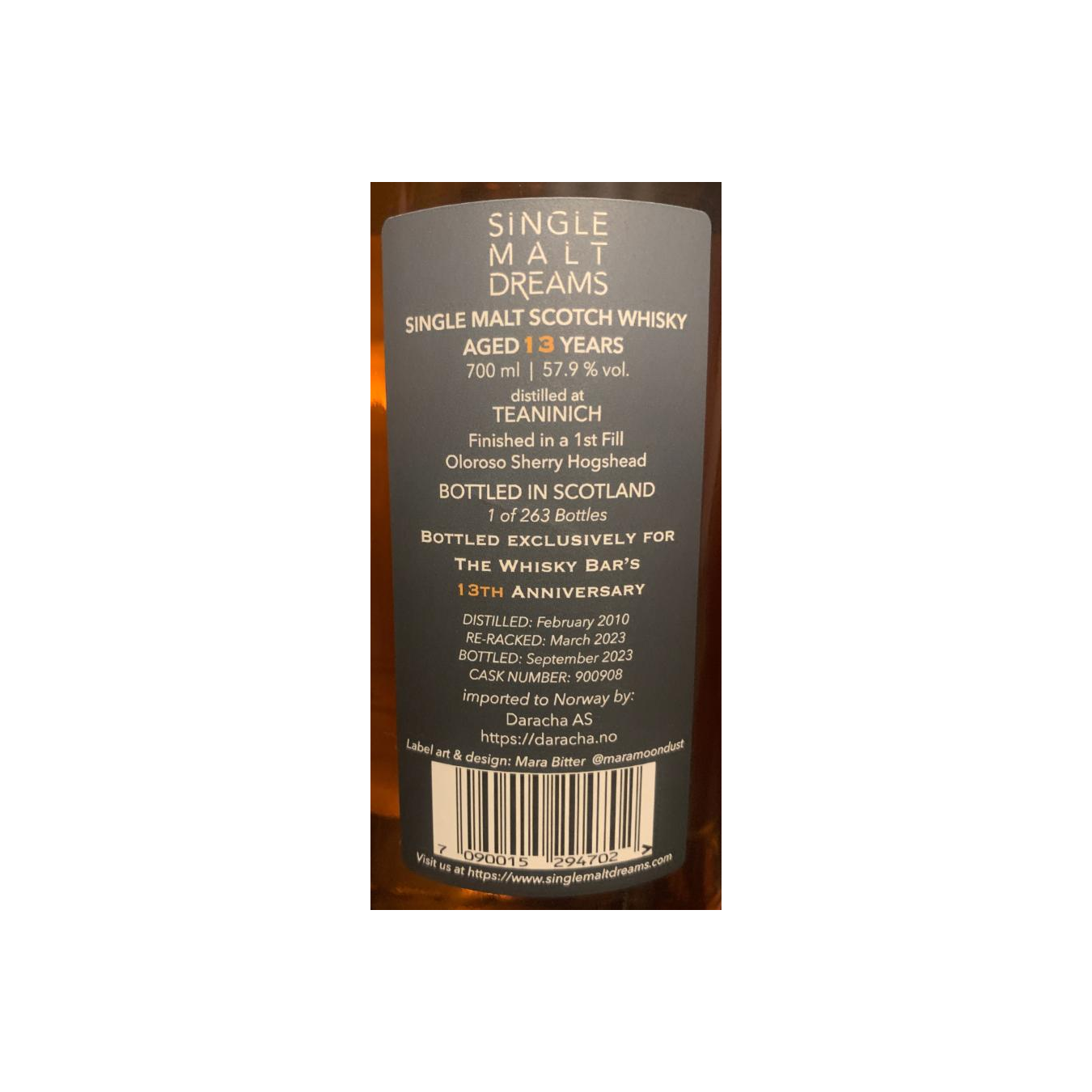 Teaninich Single Cask 2010 13 Years Single Malt Whisky 2