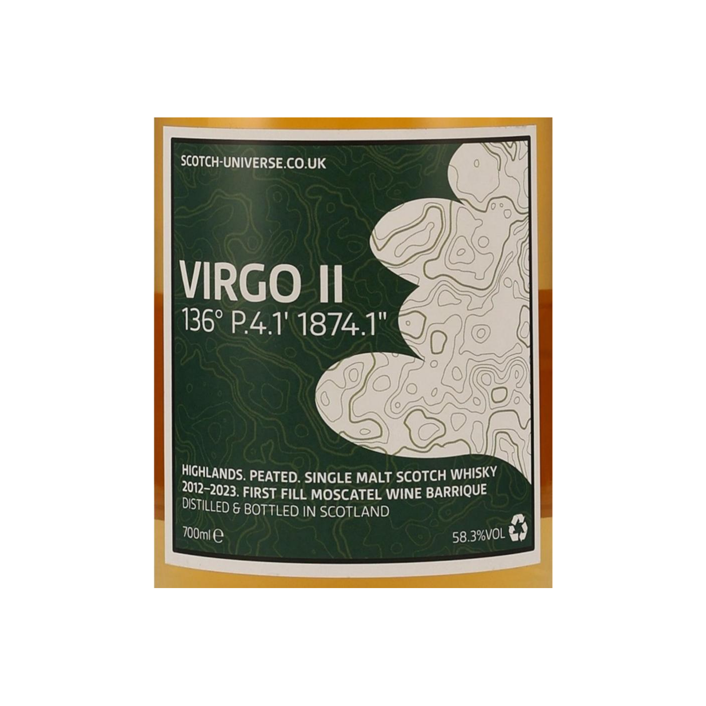 Scotch Universe Virgo II - 136° P.4.1' 1874.1" 3