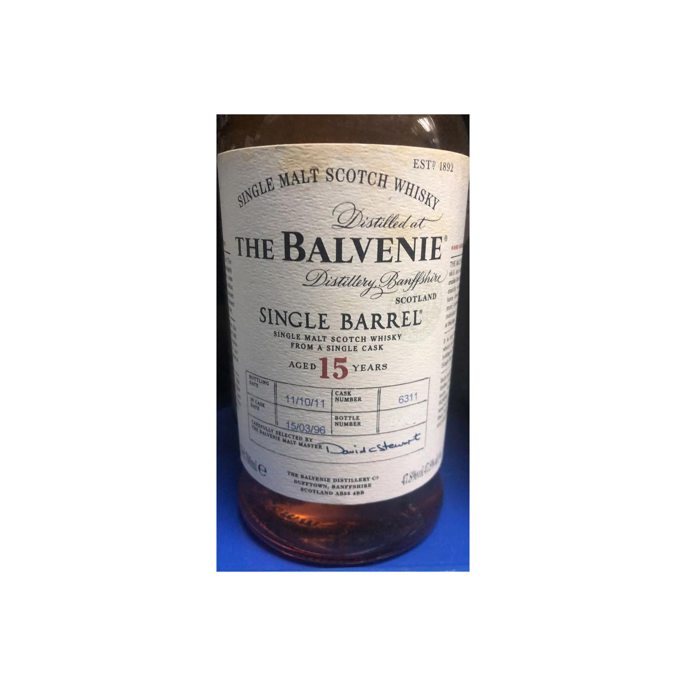 Balvenie 15-year-old