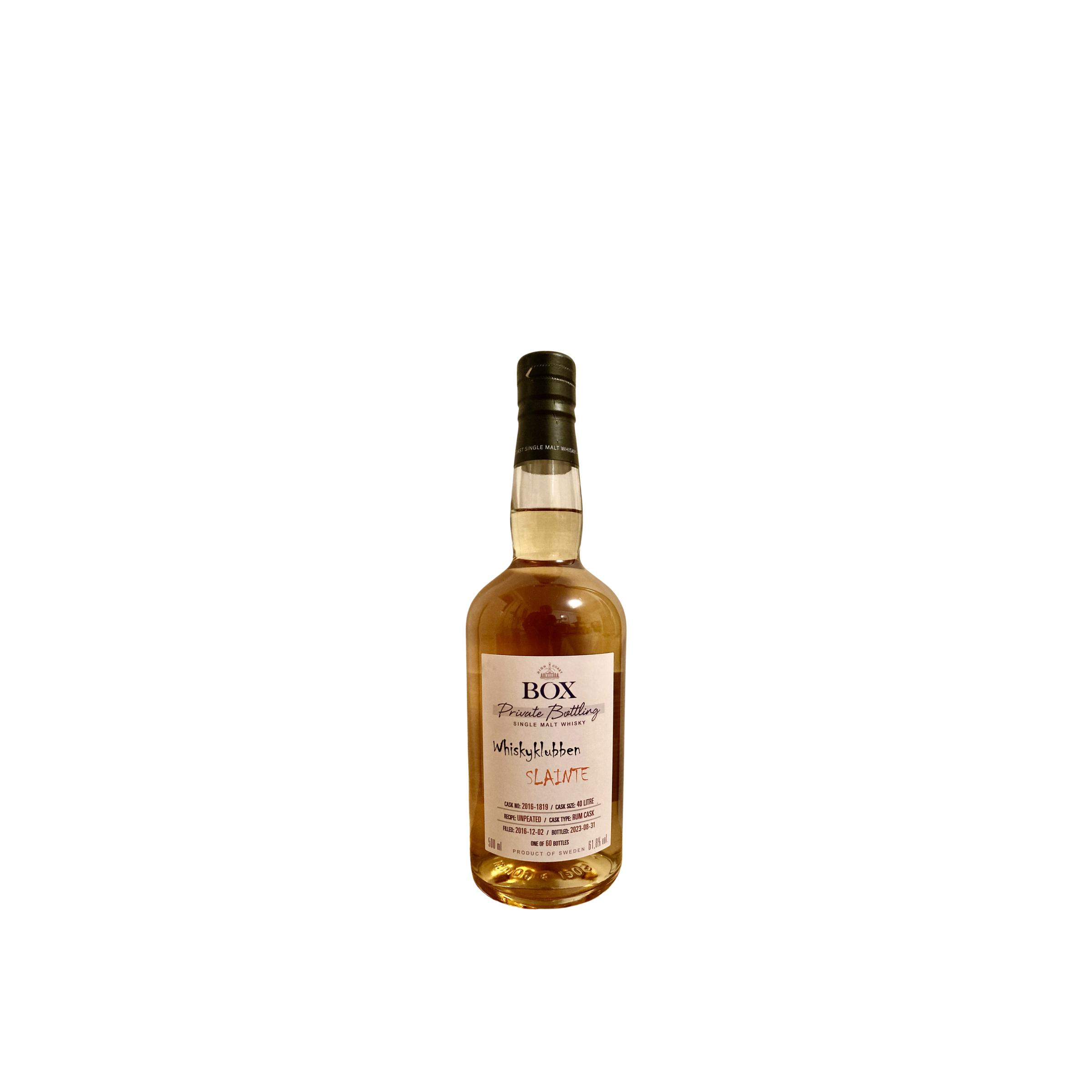Box Private Bottling 2016 Single Malt Whisky