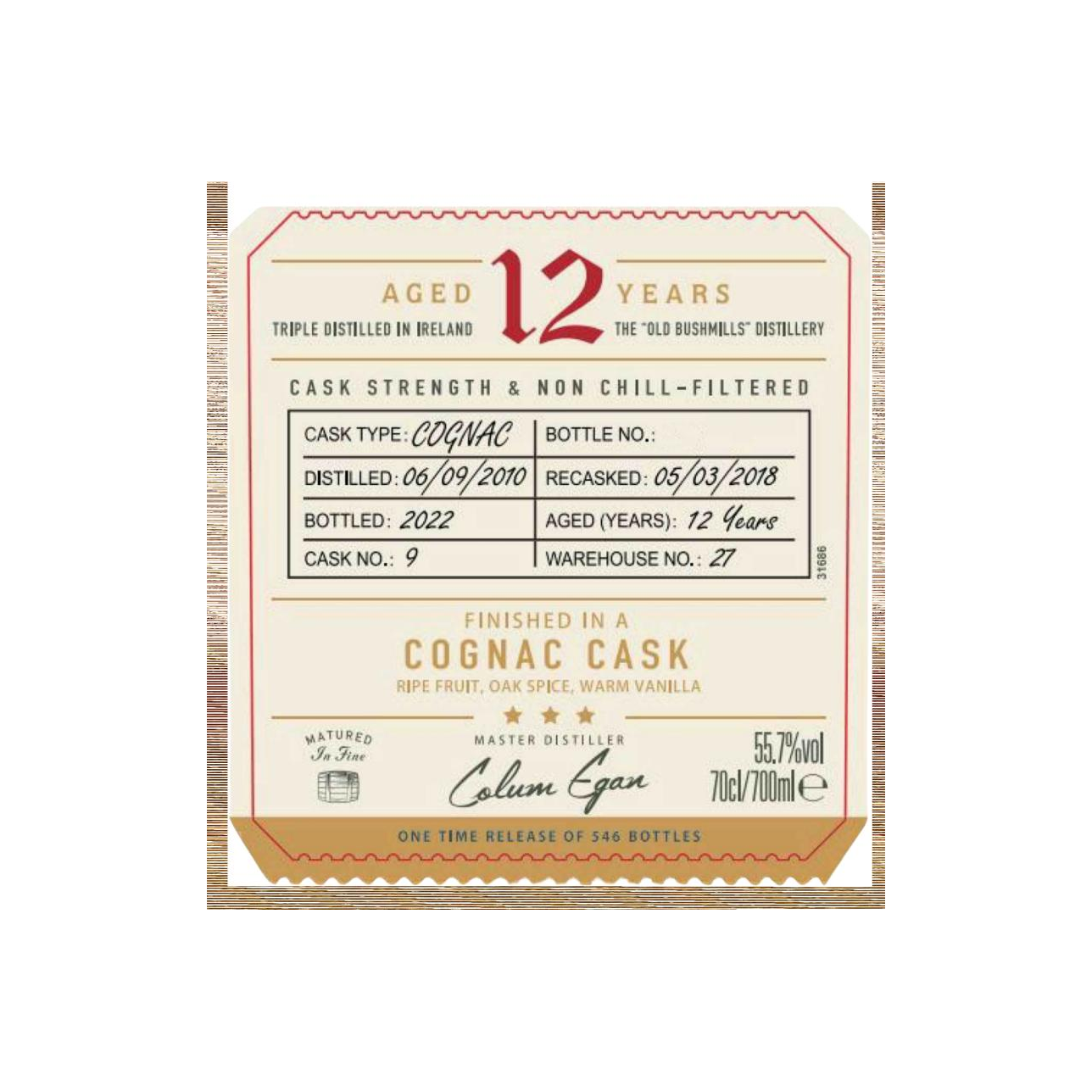 Bushmills 2010 12 Years Single Malt Whisky 2
