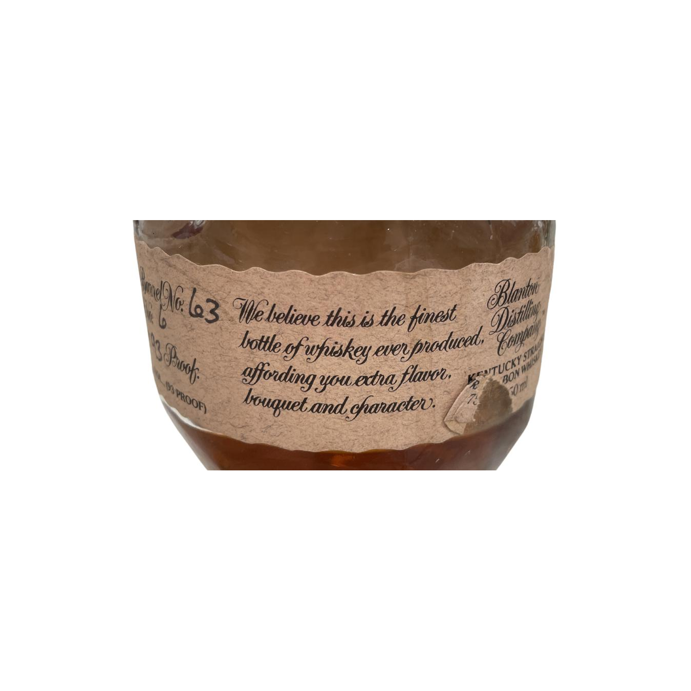 Blanton's Single Barrel Bourbon Whiskey Bourbon Whisky