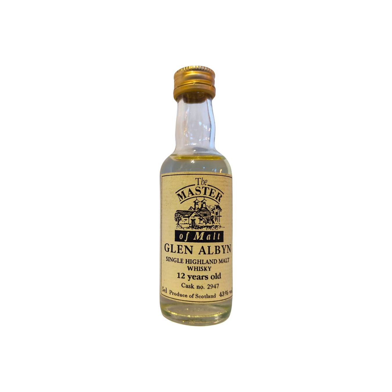 Glen Albyn Miniature 1980 12 Years Single Malt Whisky 2