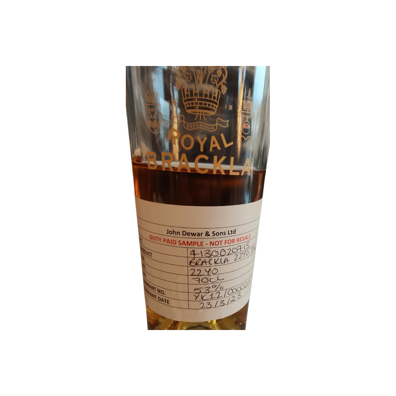 Royal Brackla 2000 22 Years Single Malt Whisky