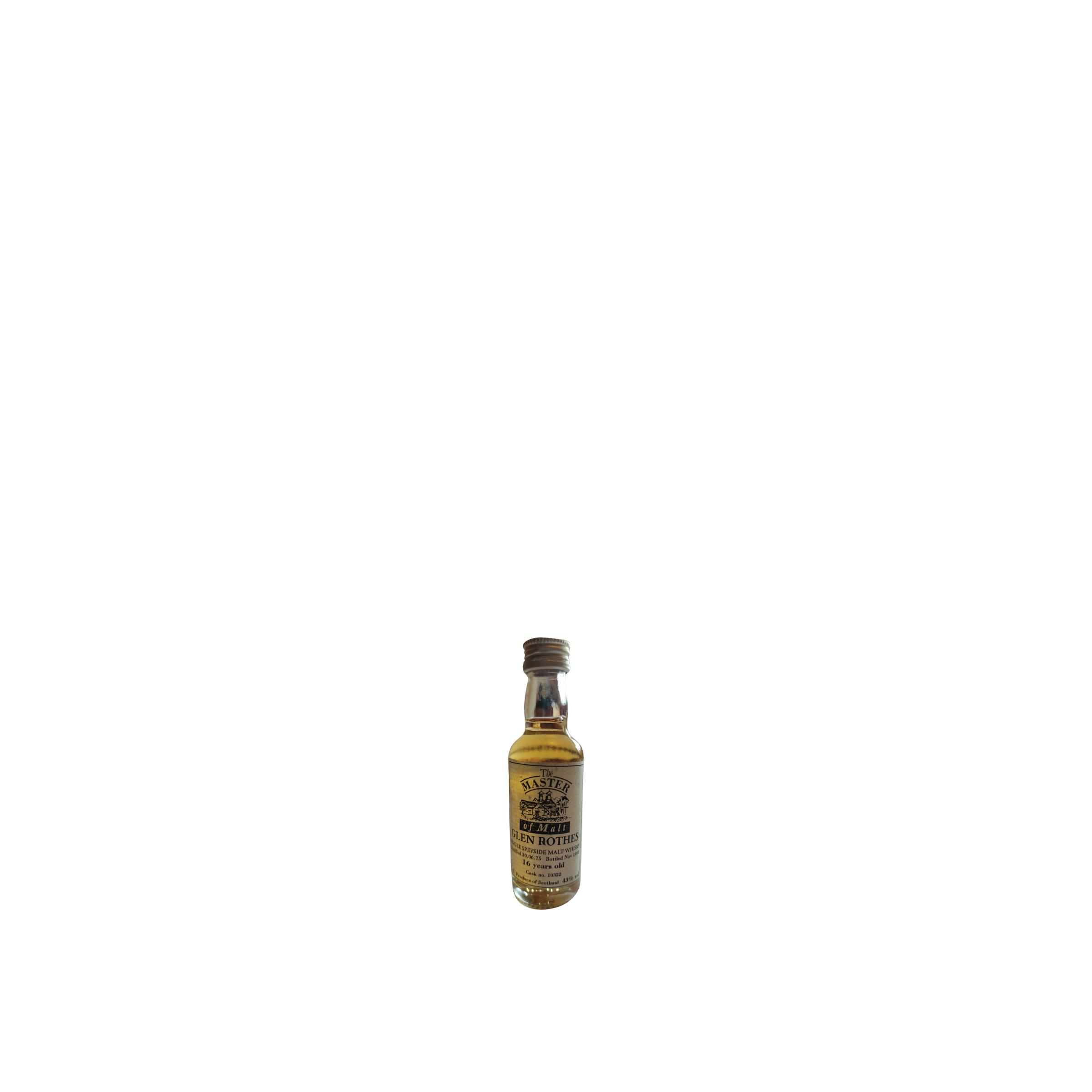 The Glenrothes Miniature 1975 16 Years Single Malt Whisky