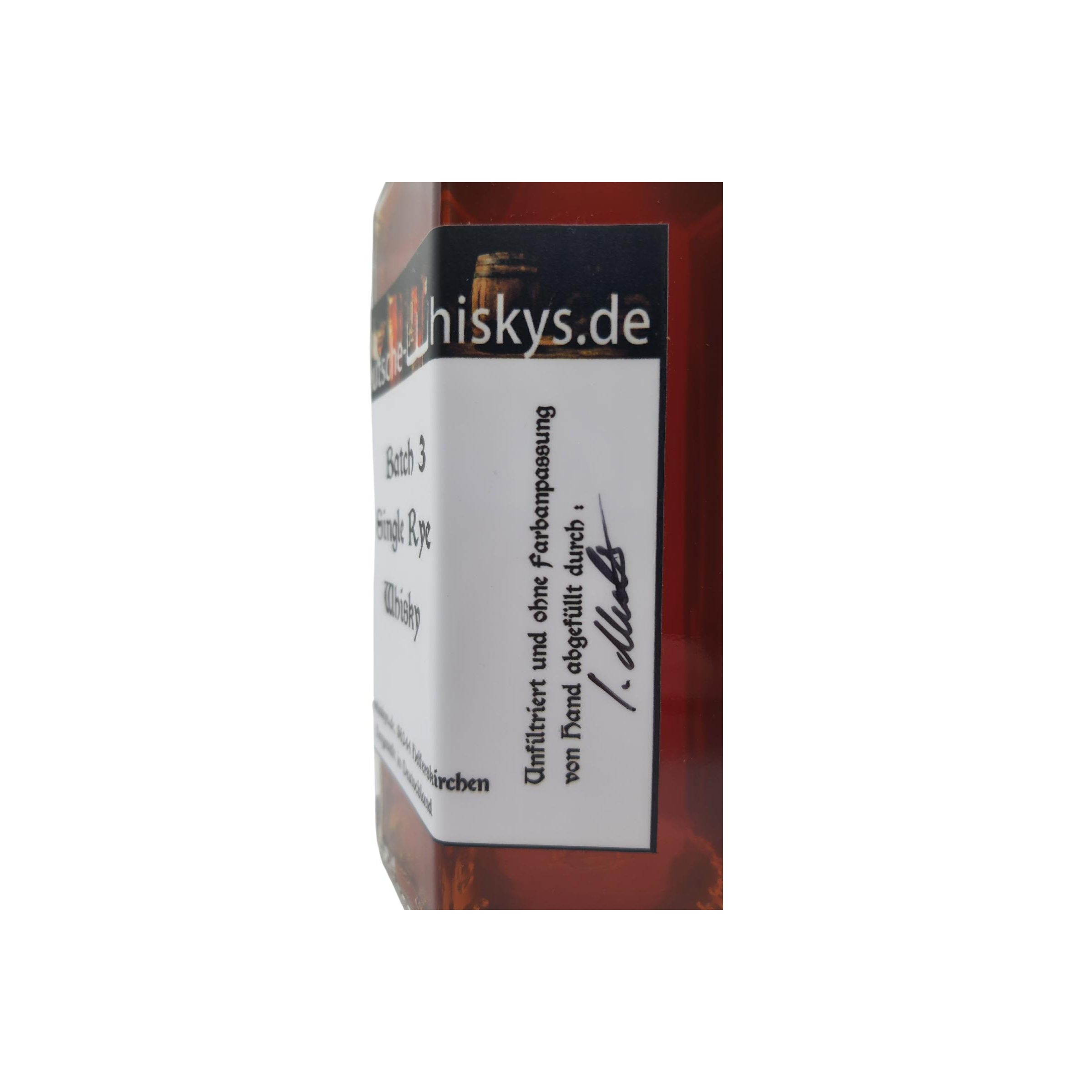 Rye Single Rye Whisky deuW 3