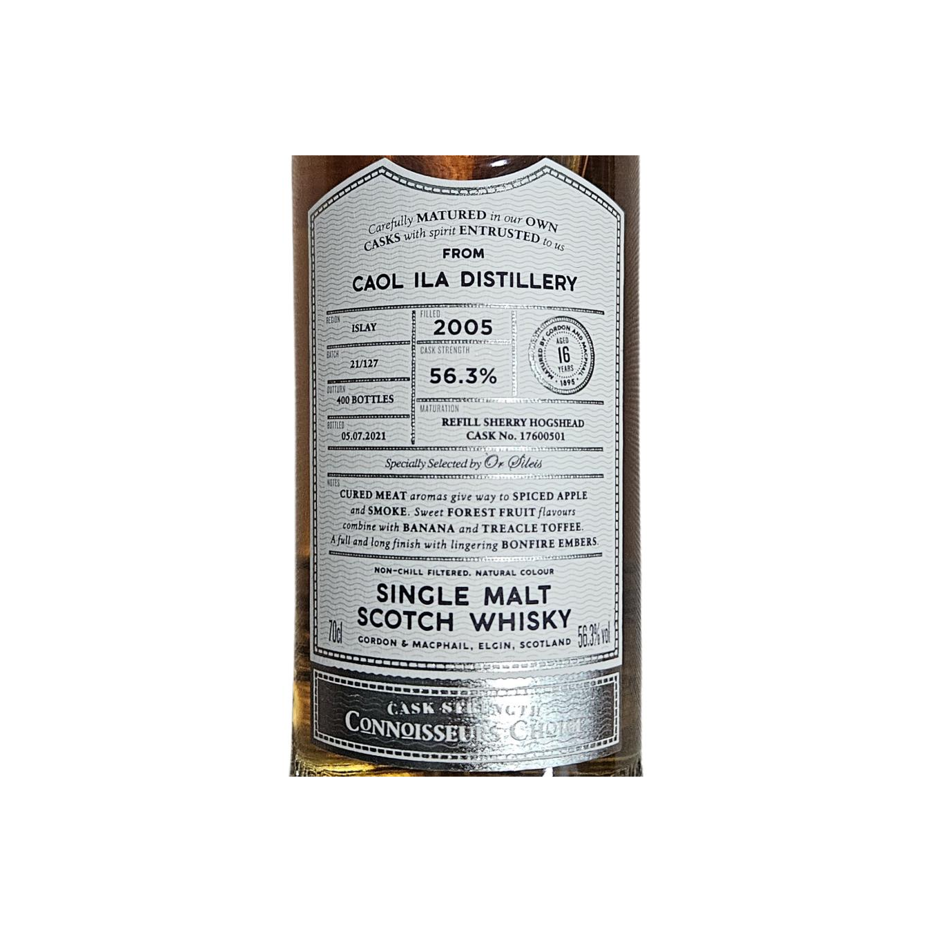 Caol Ila Connoisseurs Choice 2005 16 Years Single Malt Whisky