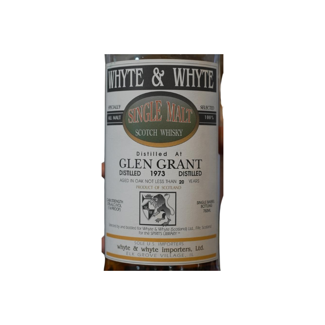 Glen Grant 1973 20 Years Single Malt Whisky