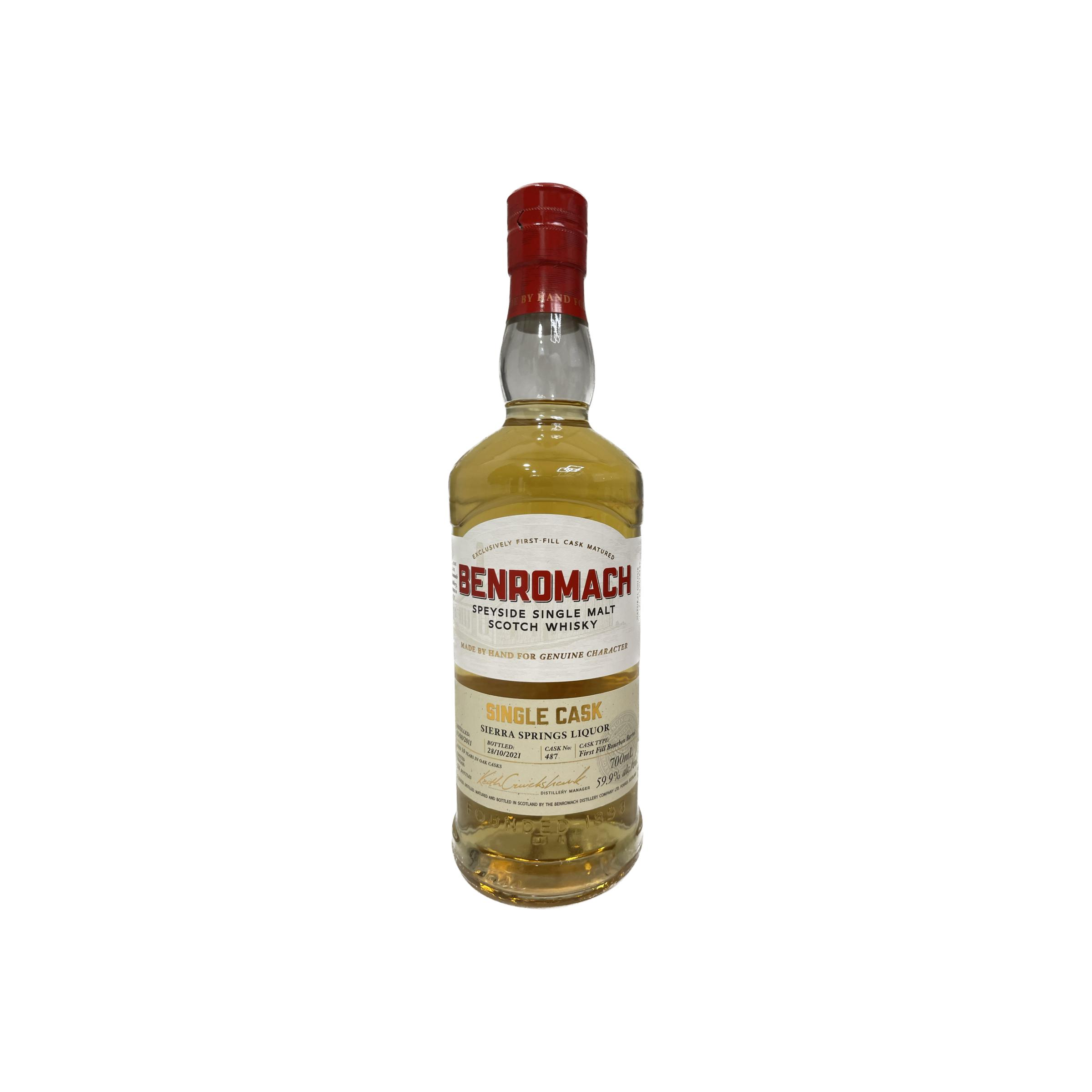 Benromach Single Cask 2011 Single Malt Whisky