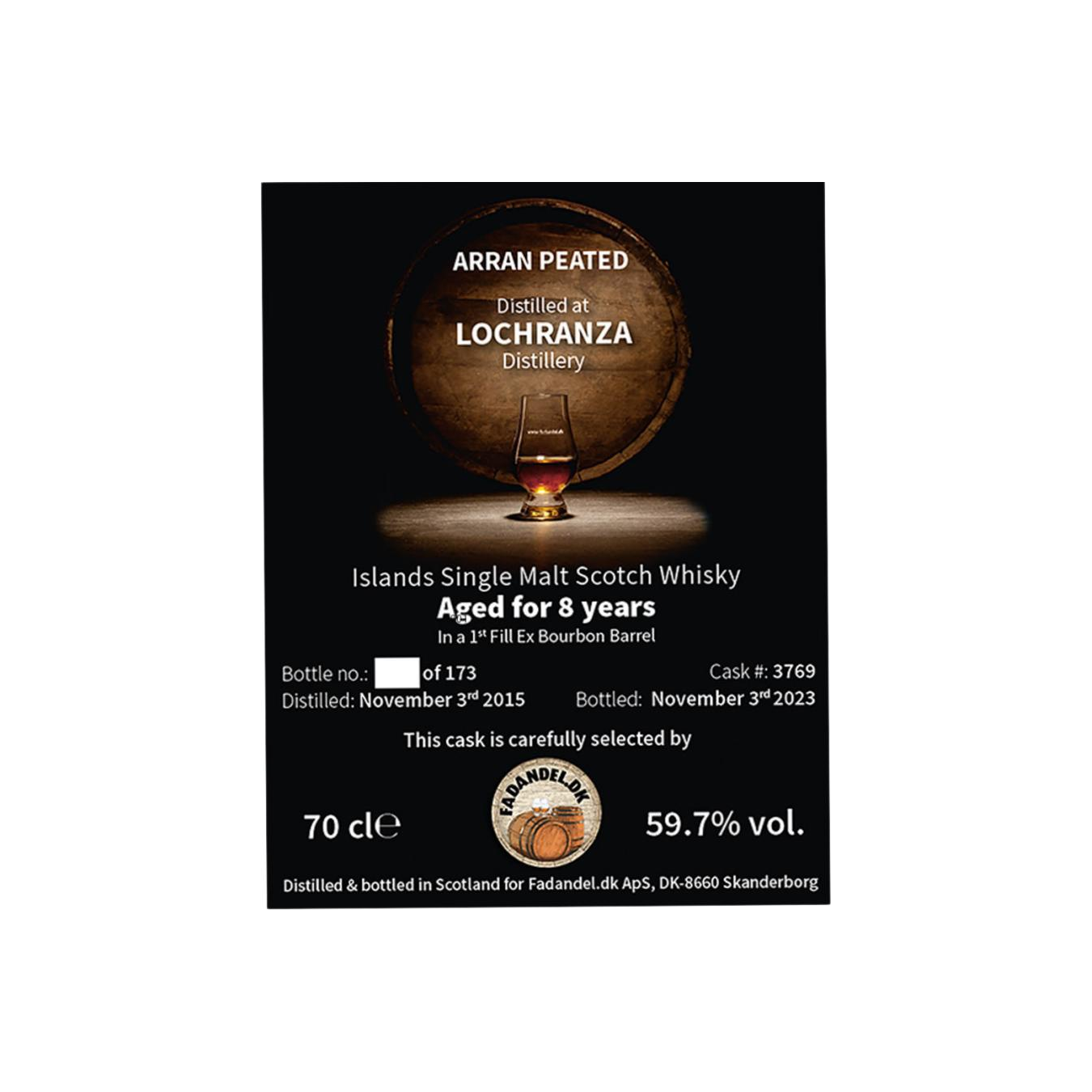 Arran 2015 8 Years Single Malt Whisky