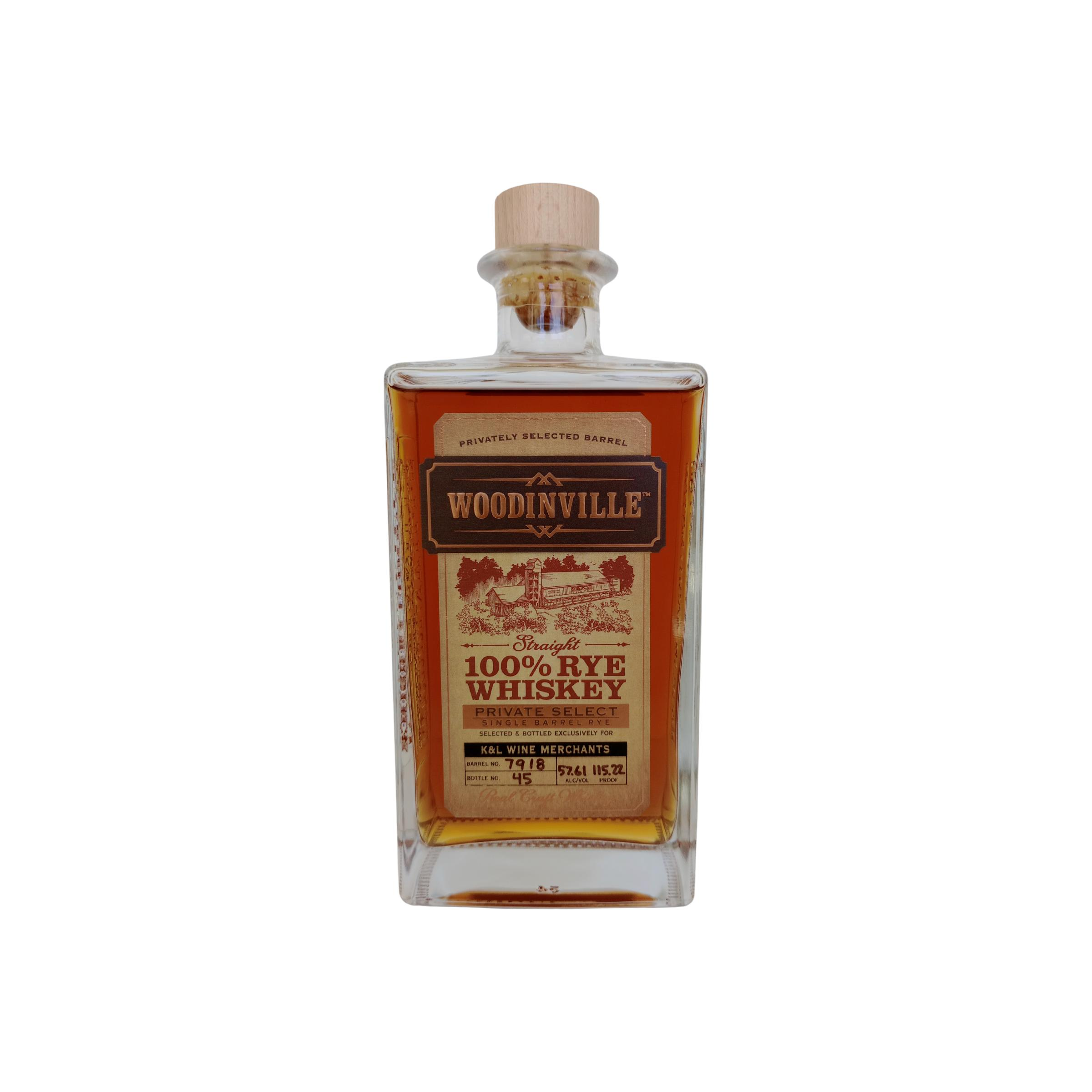 Woodinville Straight 100% Rye Whiskey