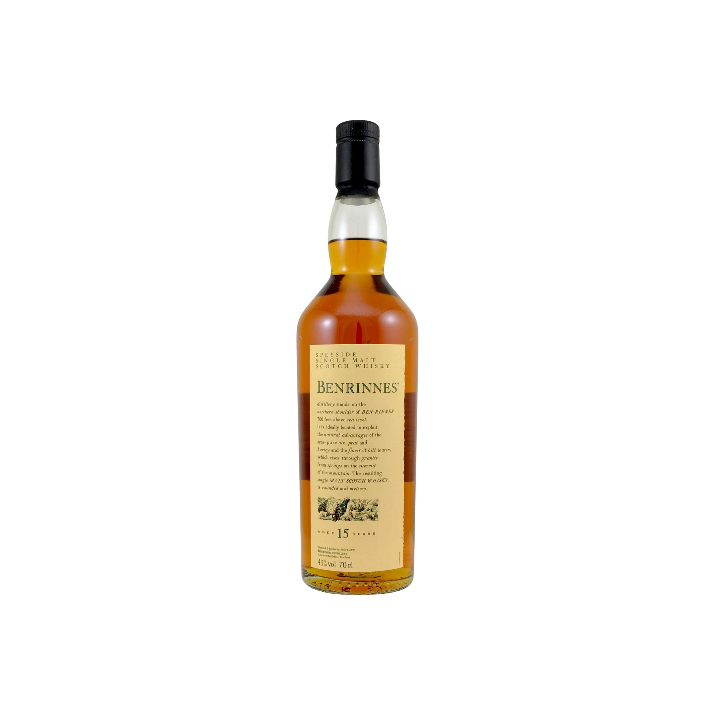 Benrinnes 15 Years Single Malt Whisky