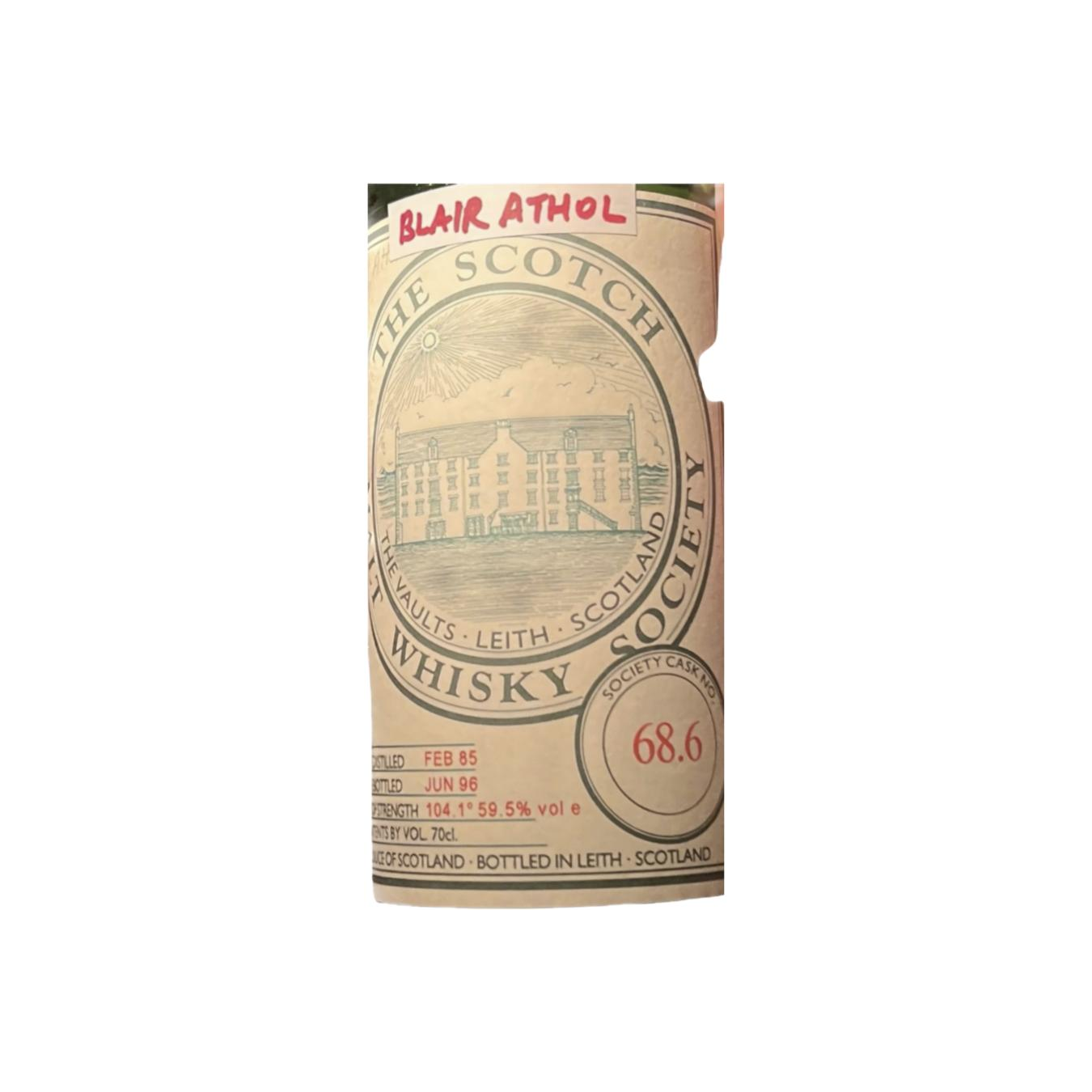 Blair Athol 1985 10 Years Single Malt Whisky