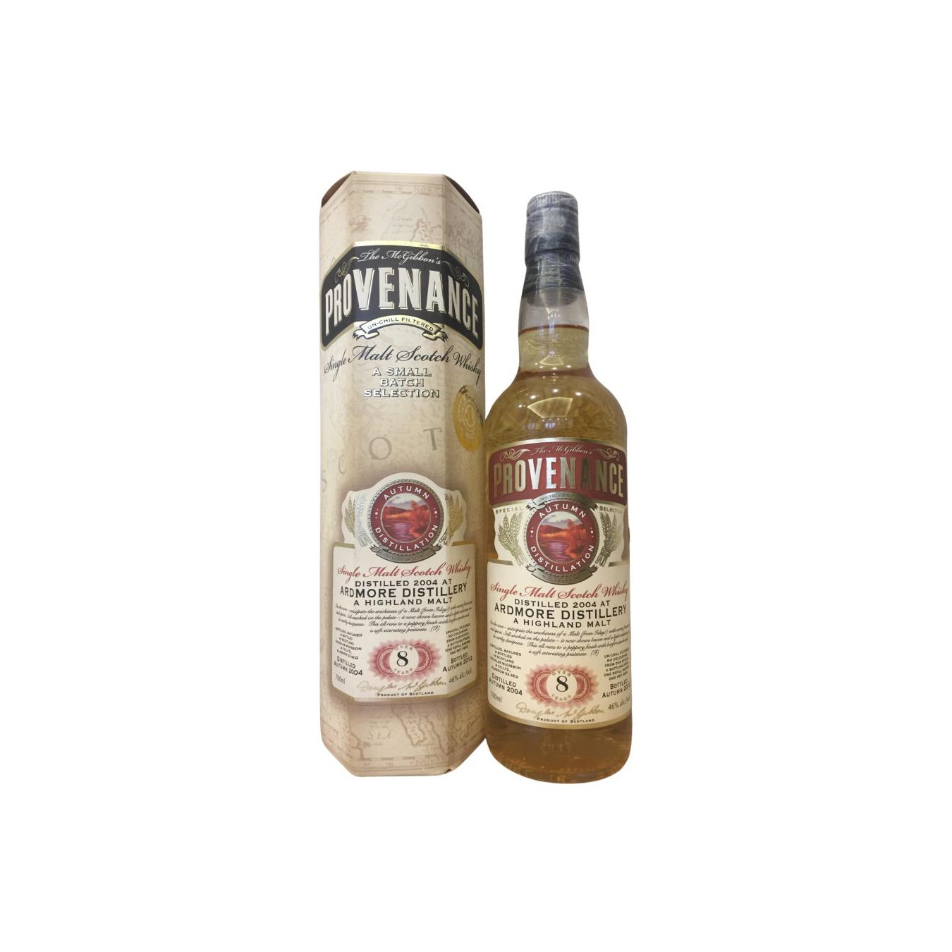 Ardmore McGibbon's Provenance 2004 8 Years Single Malt Whisky