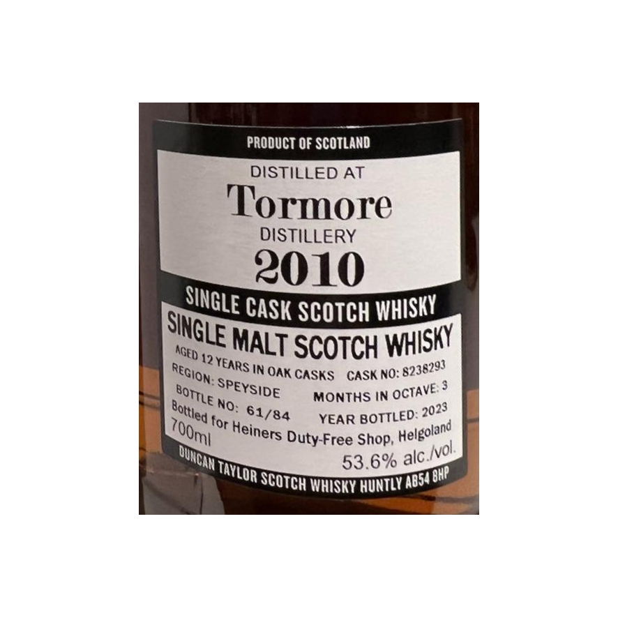 Tormore The Octave 2010 12 Years Single Malt Whisky