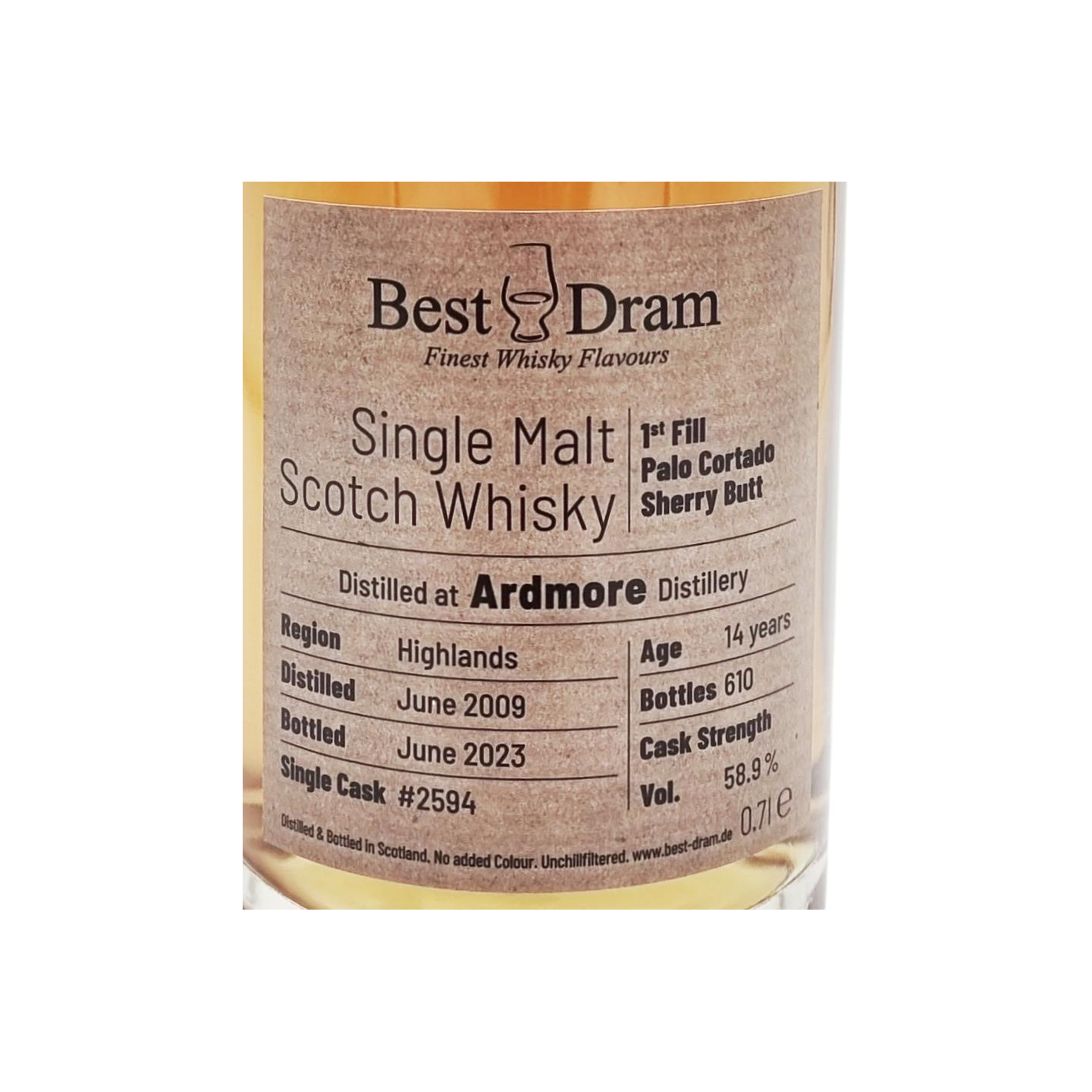 Ardmore 2009 14 Years Single Malt Whisky 2