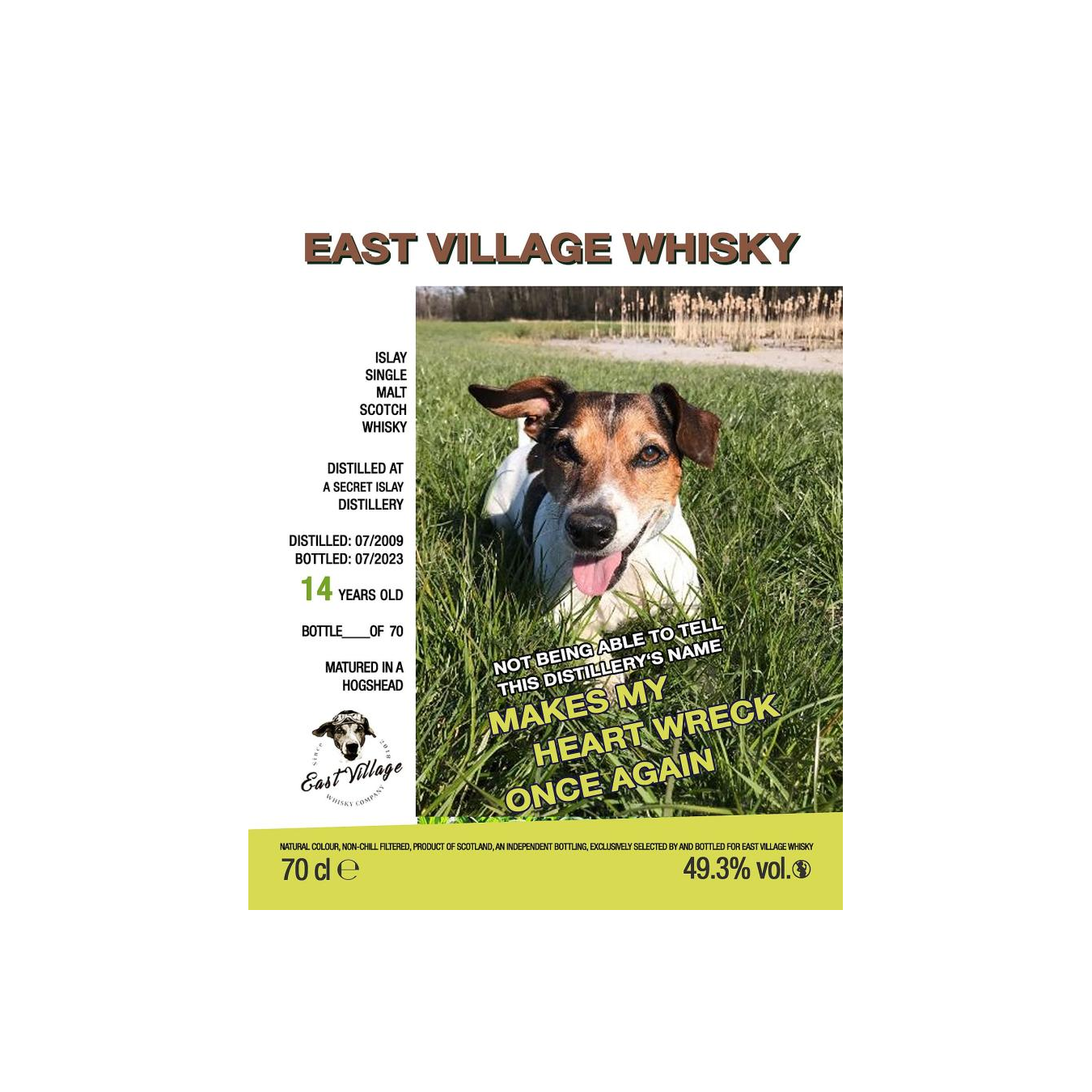 Distilled at a Secret Islay Distillery 2009 EVWC