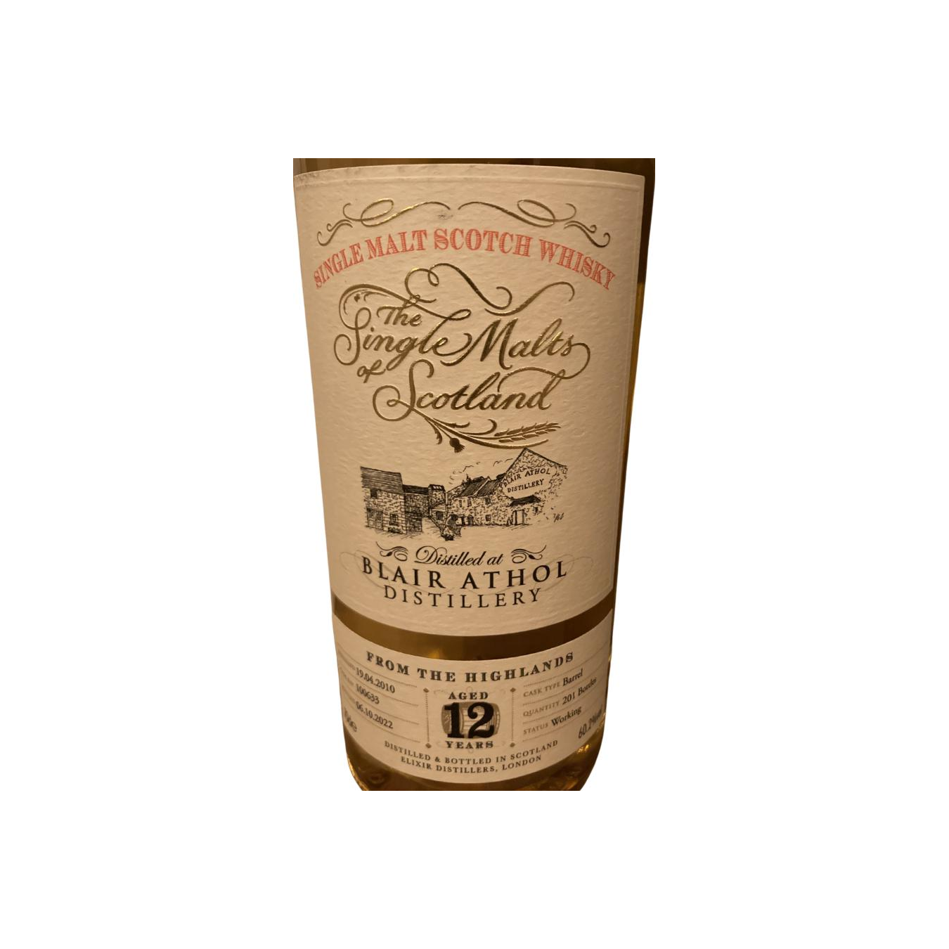 Blair Athol 2010 12 Years Single Malt Whisky
