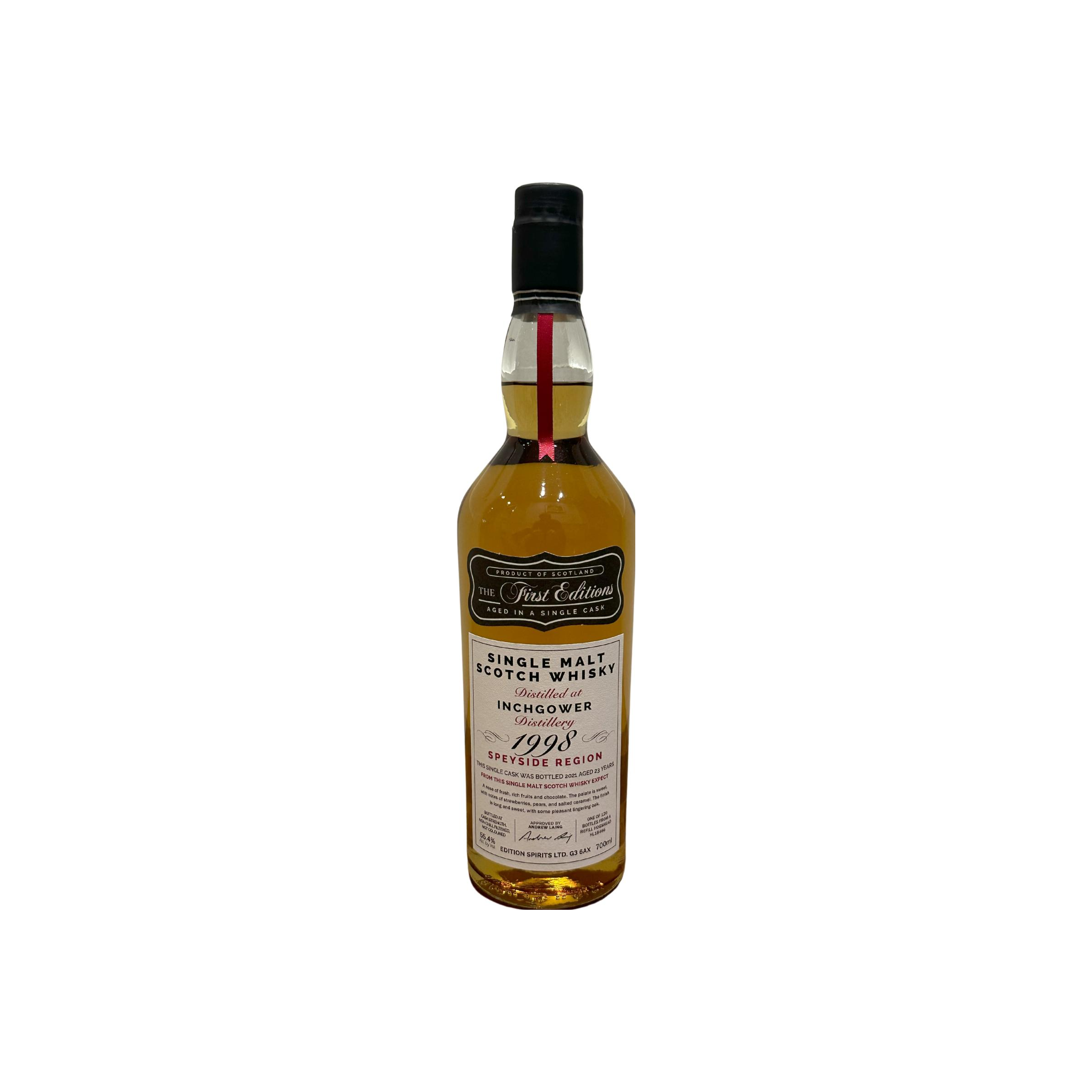 Inchgower The First Editions 1998 23 Years Single Malt Whisky