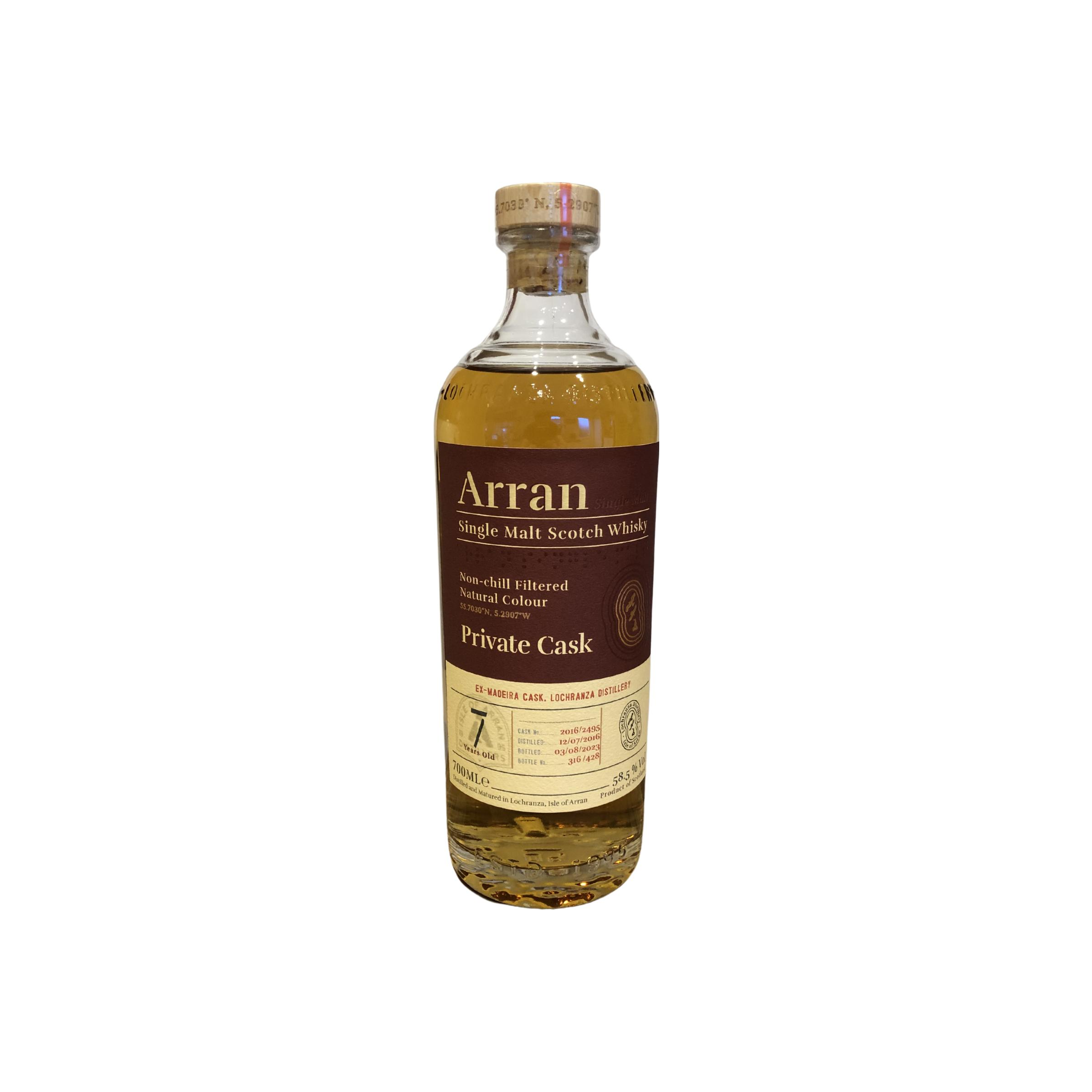 Arran Private Cask 2016 7 Years Single Malt Whisky