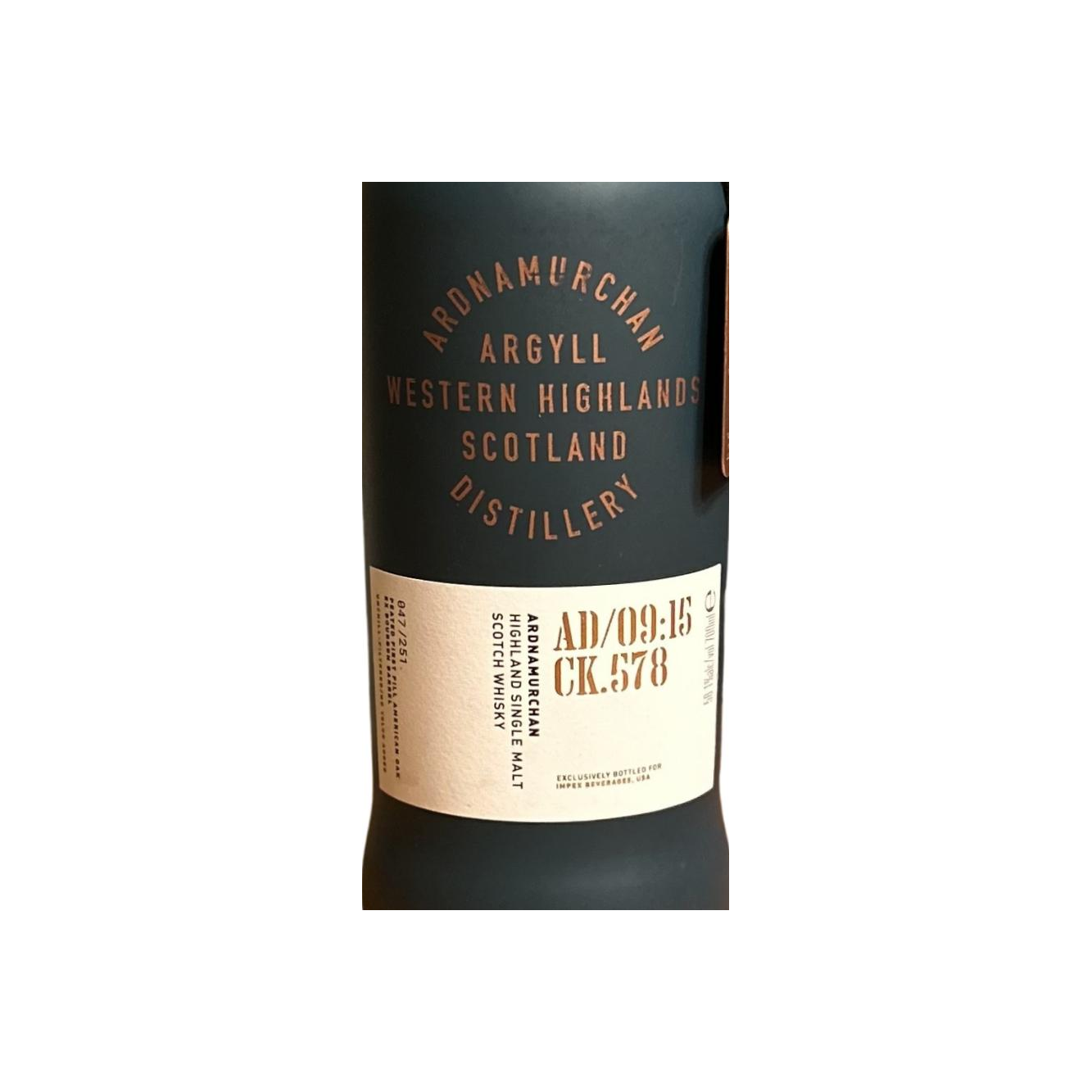 Ardnamurchan 2015 Single Malt Whisky