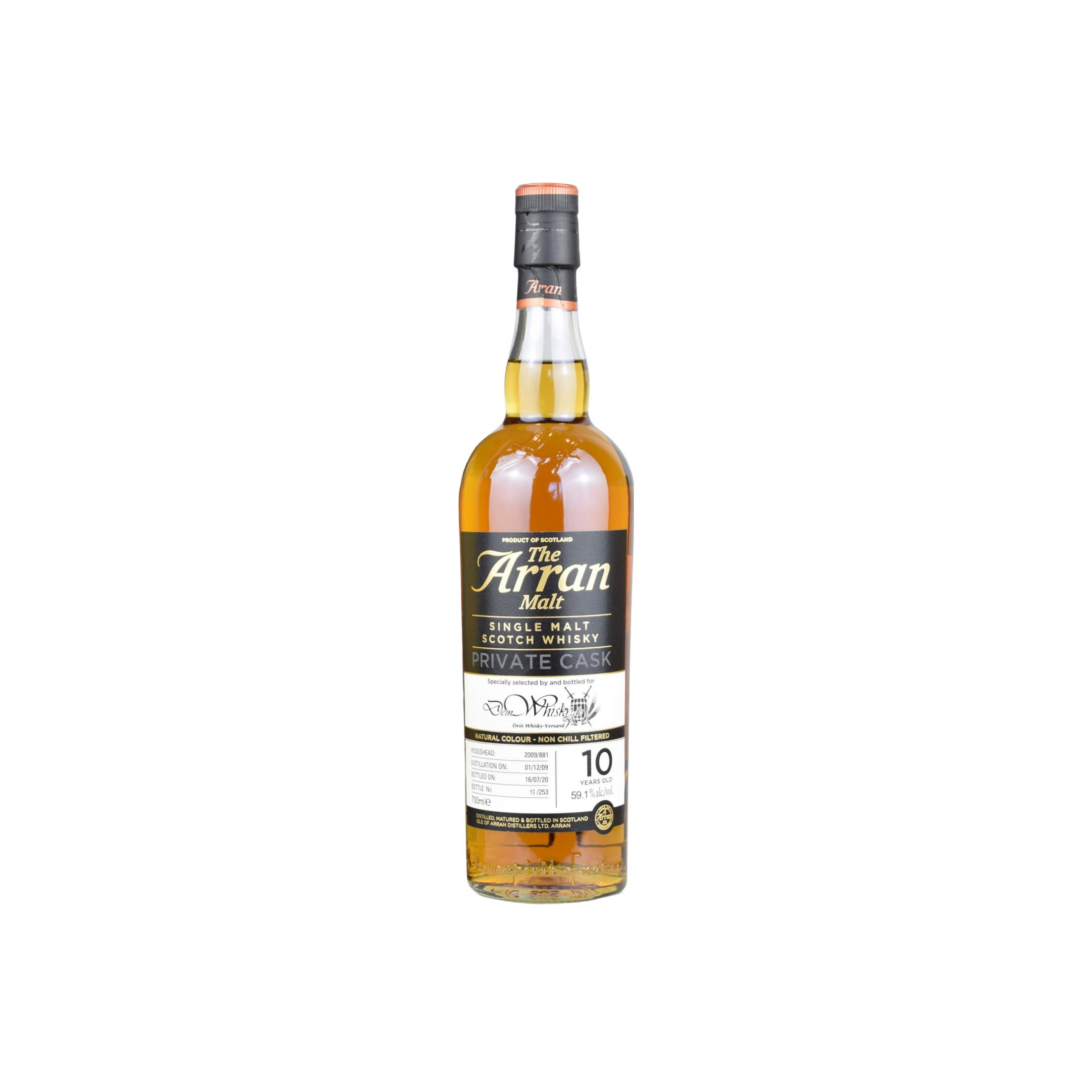 Arran Private Cask 2009 10 Years Single Malt Whisky 3