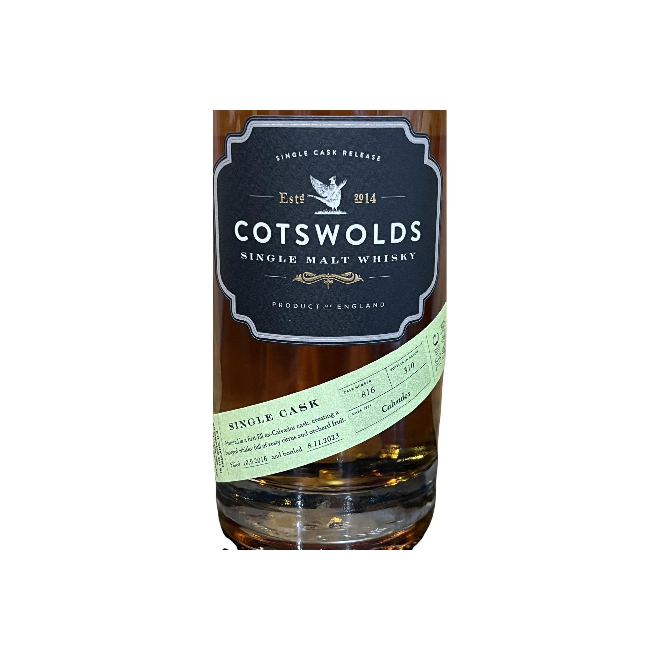 Cotswolds Single Cask 2016 Single Malt Whisky 2