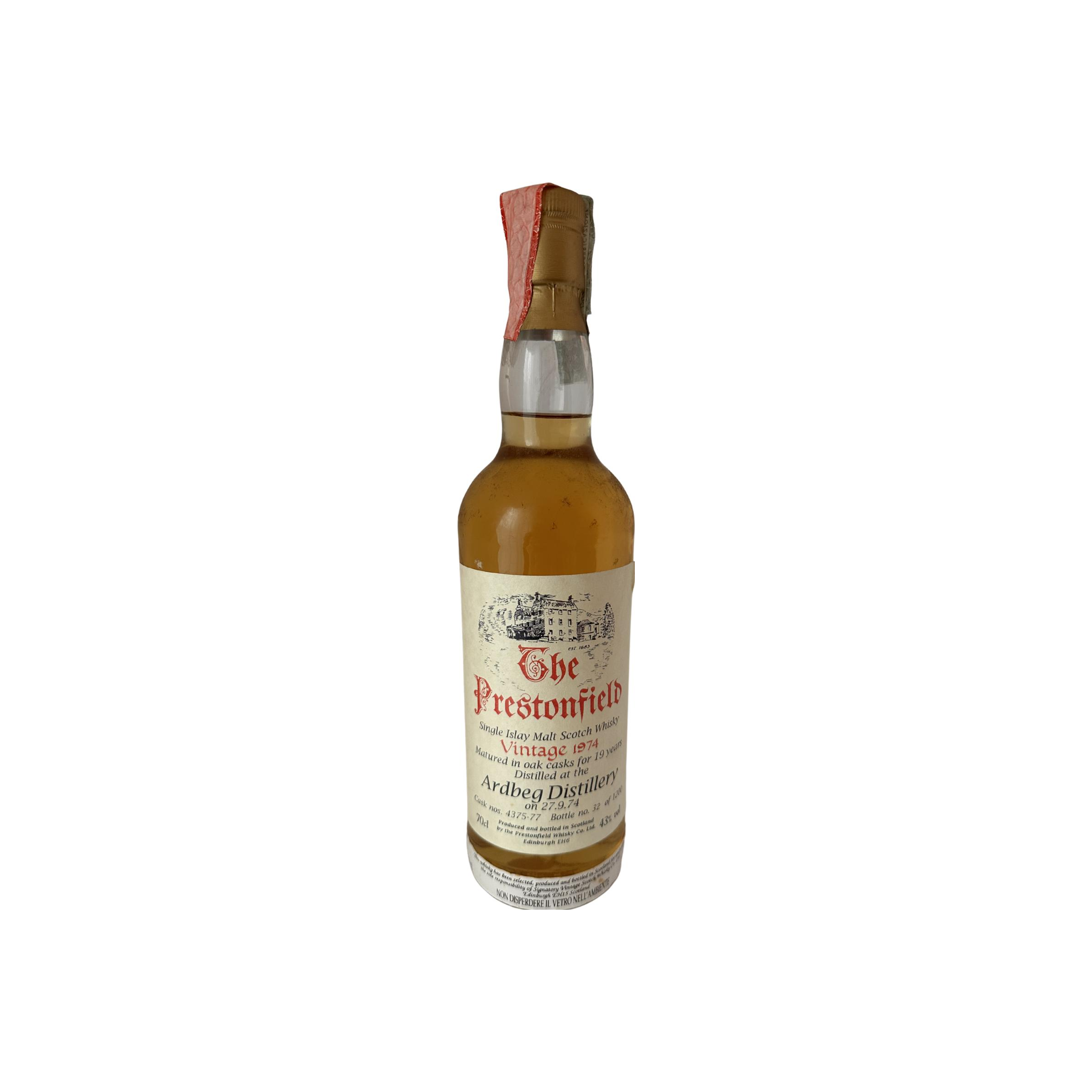 Ardbeg 1974 19 Years Single Malt Whisky