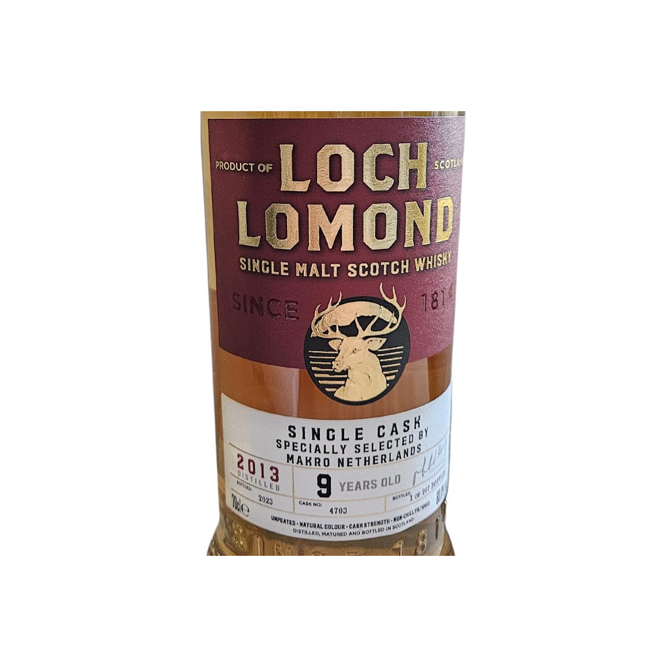 Loch Lomond Single Cask 2013 9 Years Single Malt Whisky