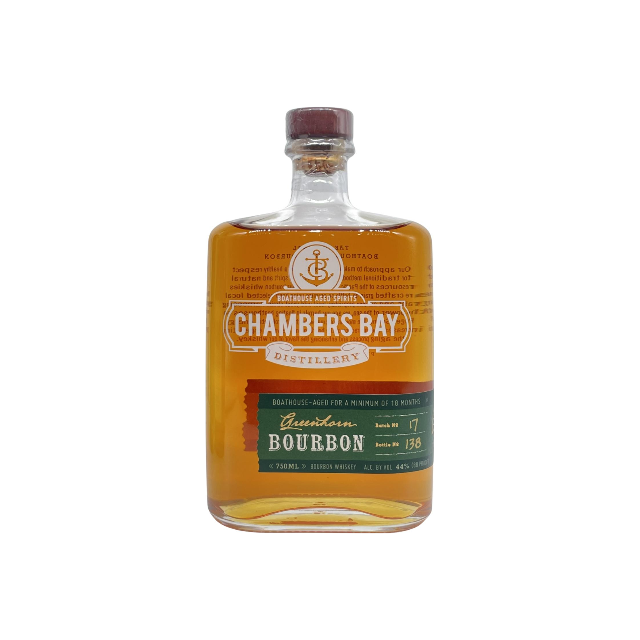 Chambers Bay Distillery Greenhorn Bourbon