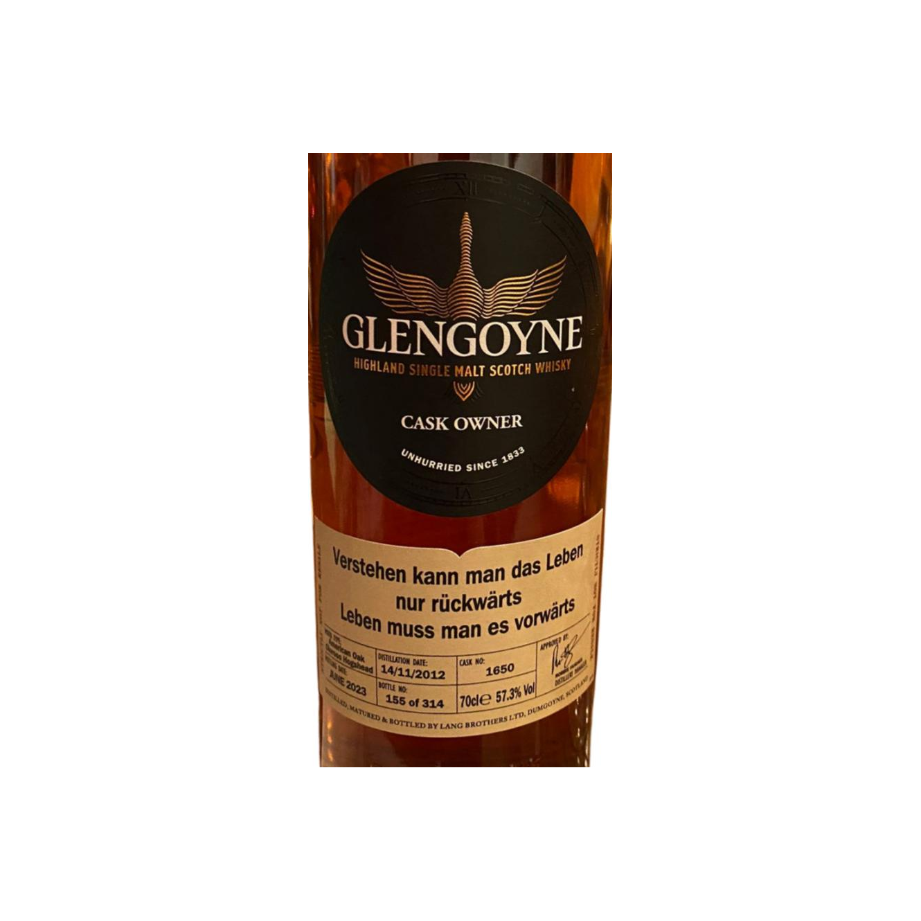 Glengoyne 2012 Single Malt Whisky