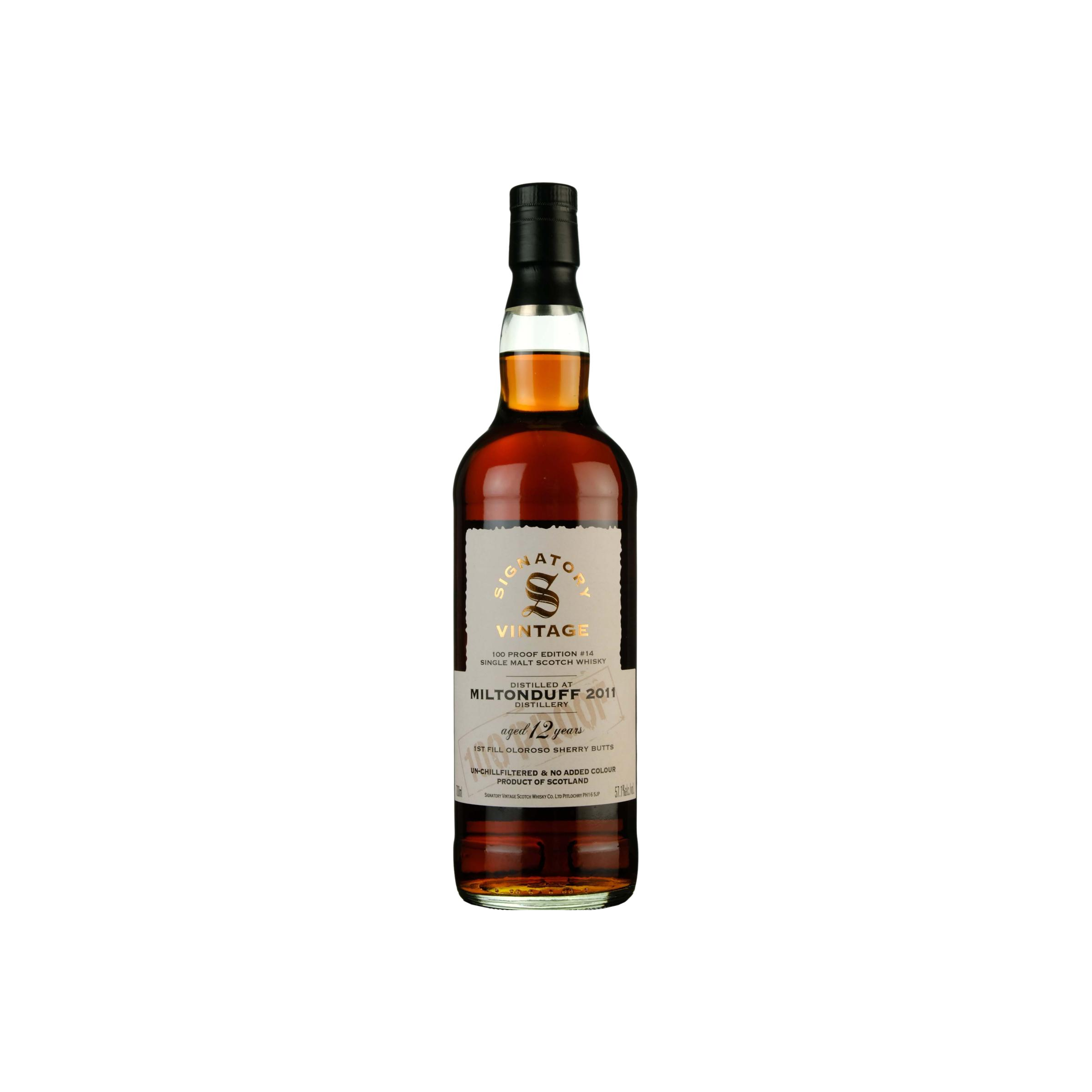 Miltonduff 2011 12 Years Single Malt Whisky